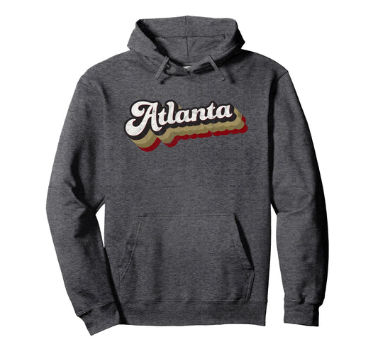 Atlanta Soccer Distressed Baseball Hoodie - Streetwear Style Men Women - T-Shirt, Sweatshirt, Hoodie