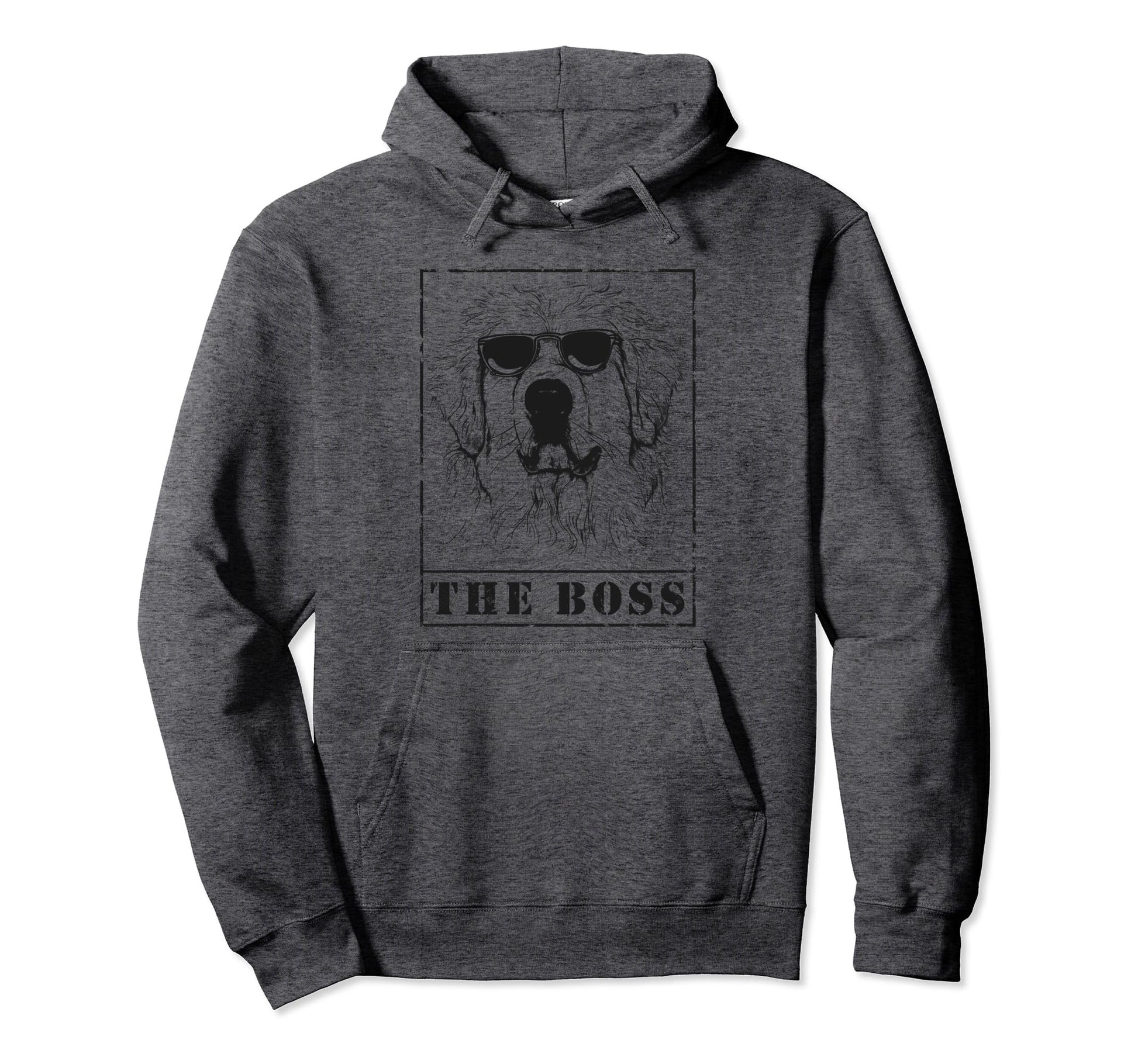 Funny Great Pyrenees Boss Mom Dad Dog Lover Hoodie - Trendy Graphic Unisex - T-Shirt, Sweatshirt, Hoodie