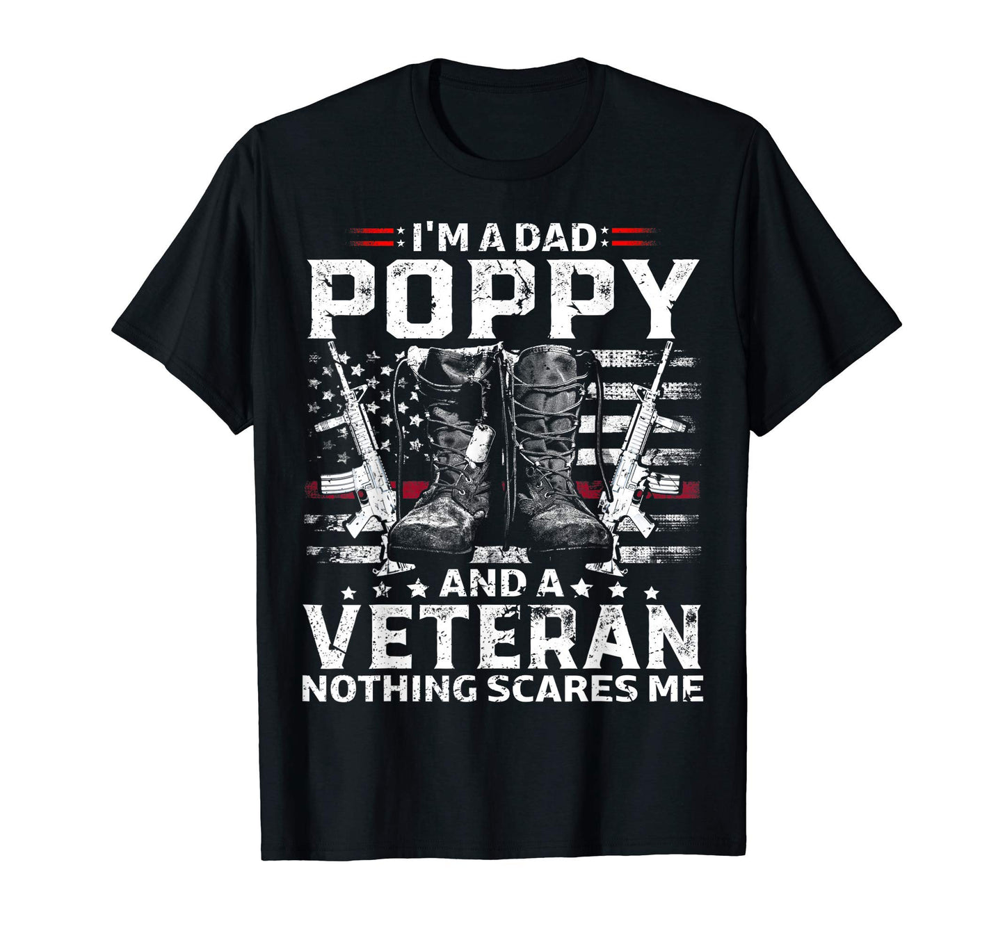 Im Dad Poppy Veteran Fathers Day T-Shirt - Custom Art Print Men Women - T-Shirt, Sweatshirt, Hoodie