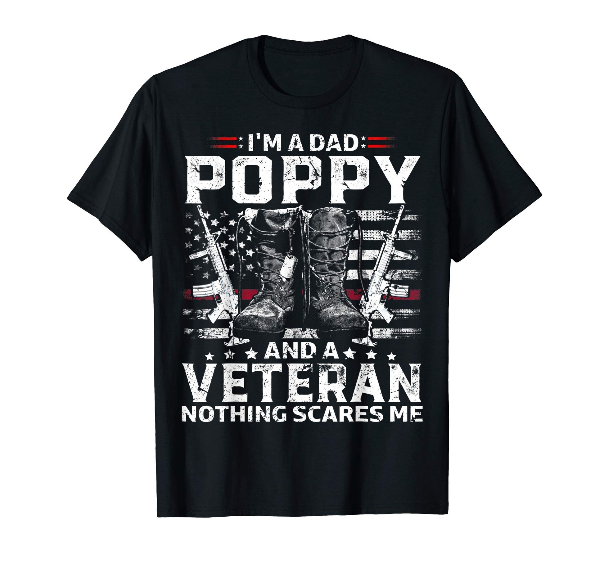 Im Dad Poppy Veteran Fathers Day T-Shirt - Custom Art Print Men Women - T-Shirt, Sweatshirt, Hoodie