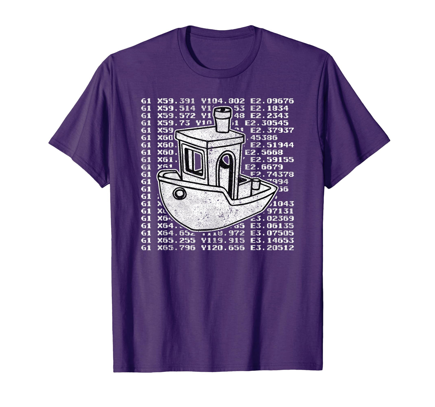 Benchy Gcode Boat 3D Printing Fun T-Shirt - Casual Everyday Wear for Adults - T-Shirt, Sweatshirt, Hoodie