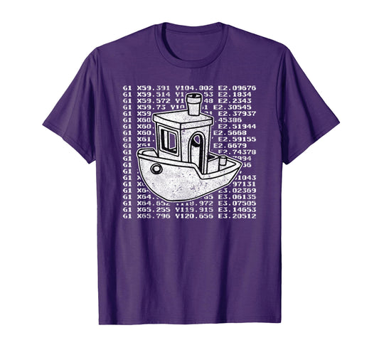 Benchy Gcode Boat 3D Printing Fun T-Shirt - Casual Everyday Wear for Adults - T-Shirt, Sweatshirt, Hoodie