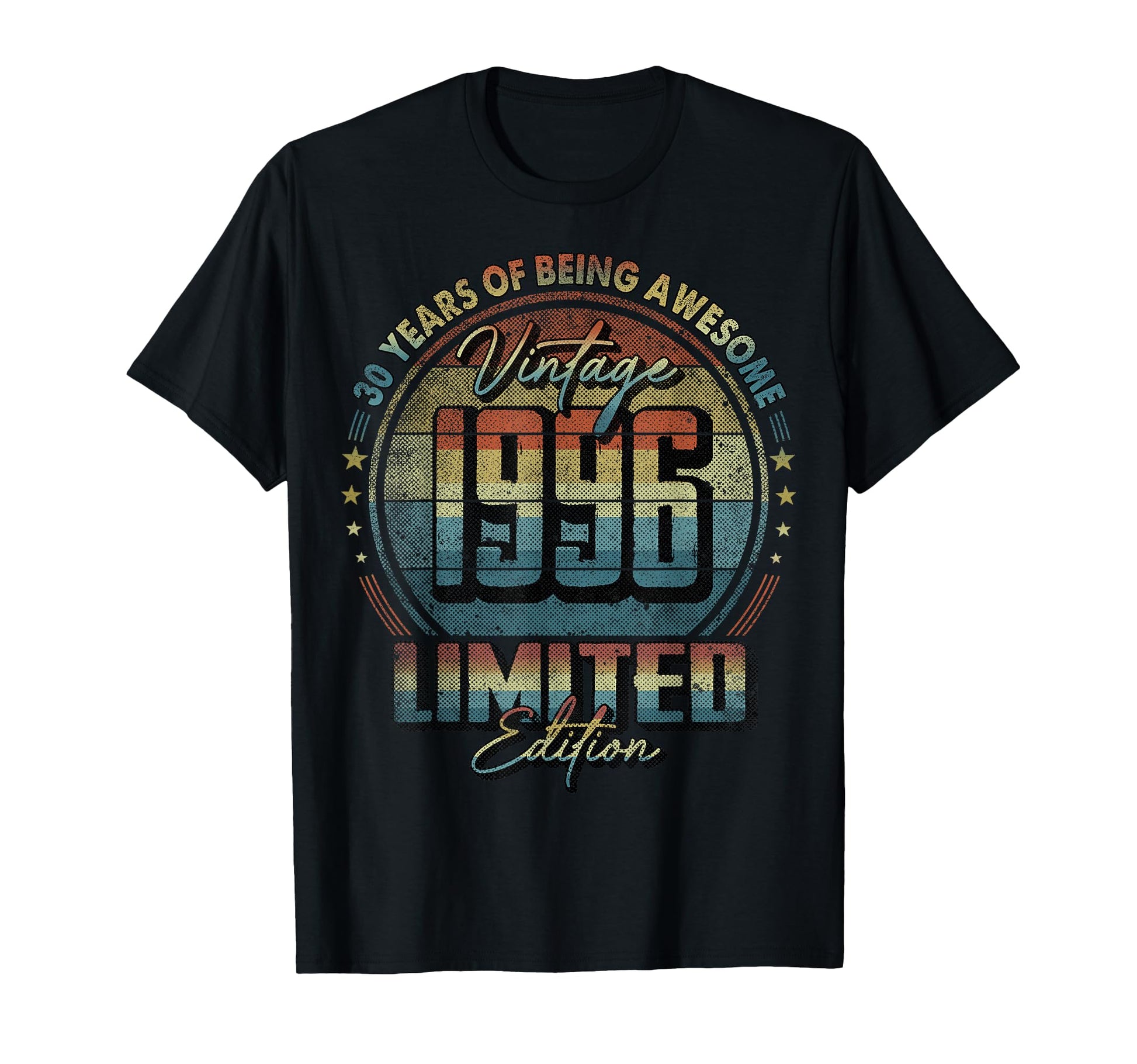1996 30 Year Old 30Th Birthday T-Shirt - Custom Art Print for Adults - T-Shirt, Sweatshirt, Hoodie