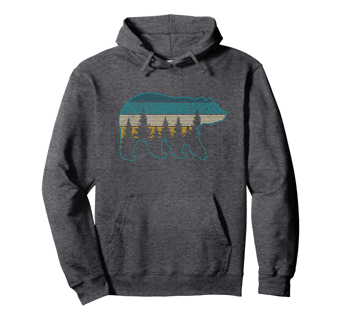 Bear Nature Grizzly Brown Black Bear Hoodie - Novelty Apparel Unisex - T-Shirt, Sweatshirt, Hoodie