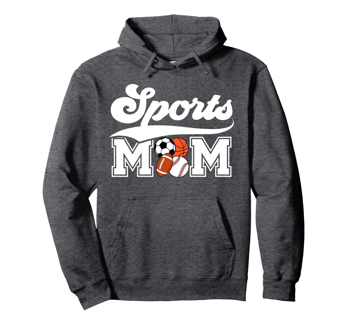 Sports Mom Sports Mama Sport Mom Hoodie - Fun Novelty Design Men Women - T-Shirt, Sweatshirt, Hoodie