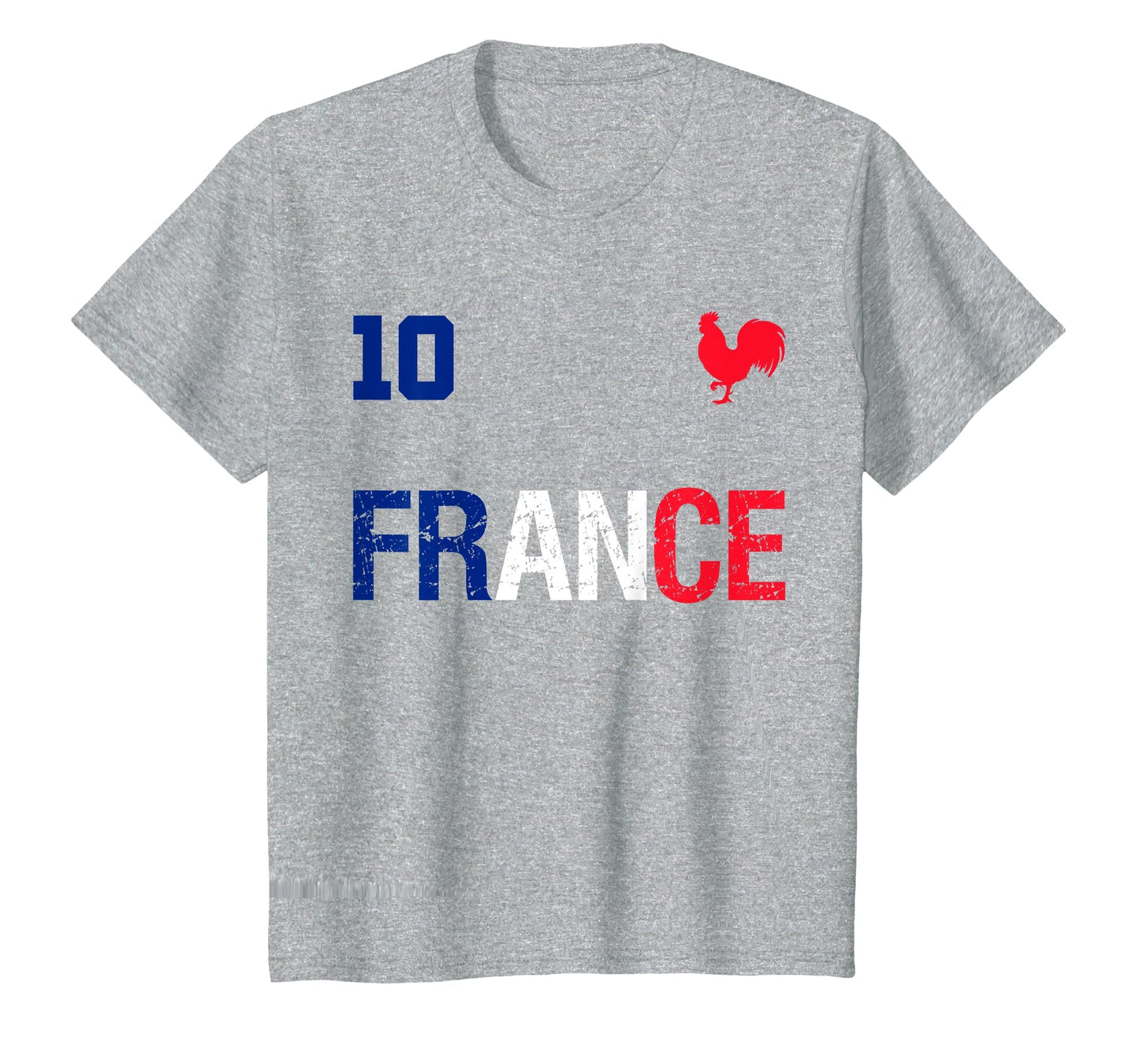 French Football Jersey Flag T-Shirt - Casual Everyday Wear Men Women - T-Shirt, Sweatshirt, Hoodie