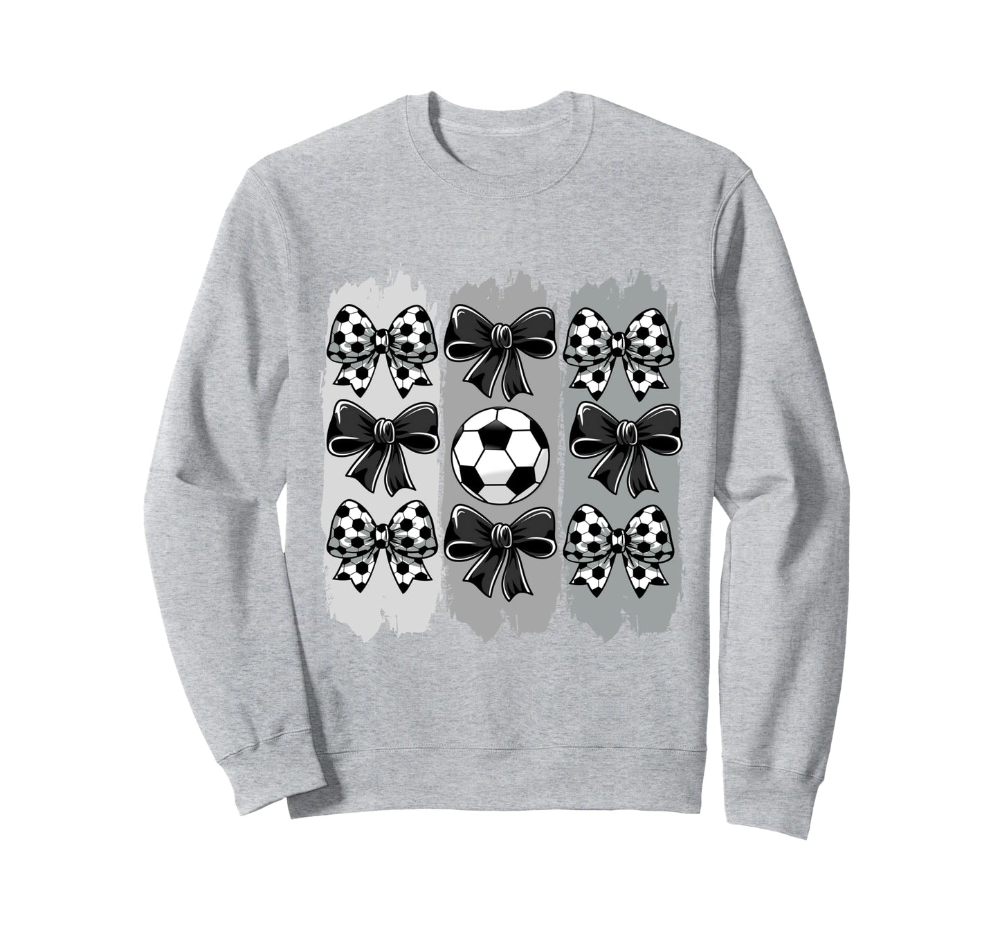 Soccer Coquette Bow Soccer Ball Sweatshirt - Trendy Graphic for Adults - T-Shirt, Sweatshirt, Hoodie