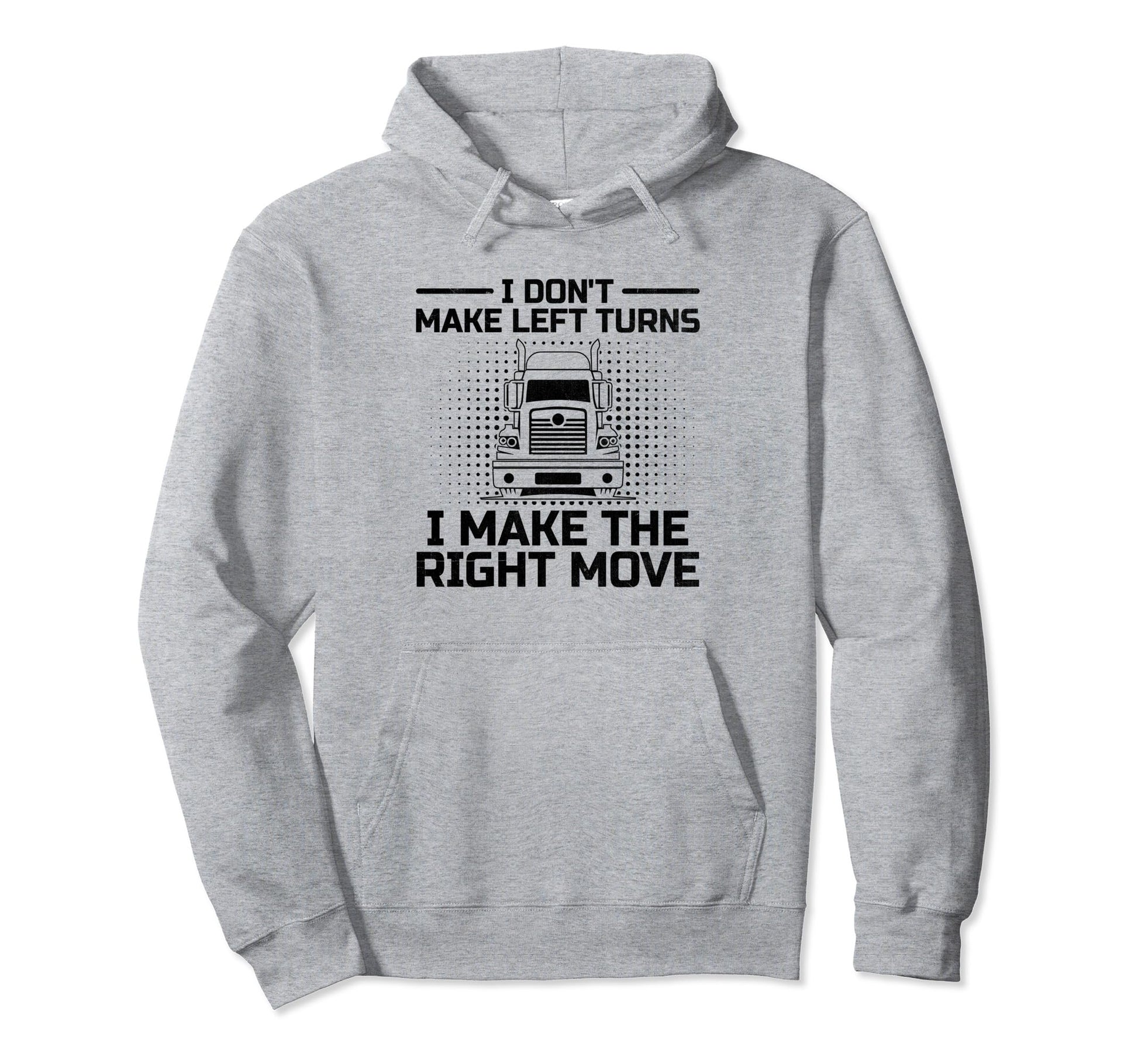 Trucker Driving Dad Trucker Father Hoodie - Minimalist Print for Adults - T-Shirt, Sweatshirt, Hoodie