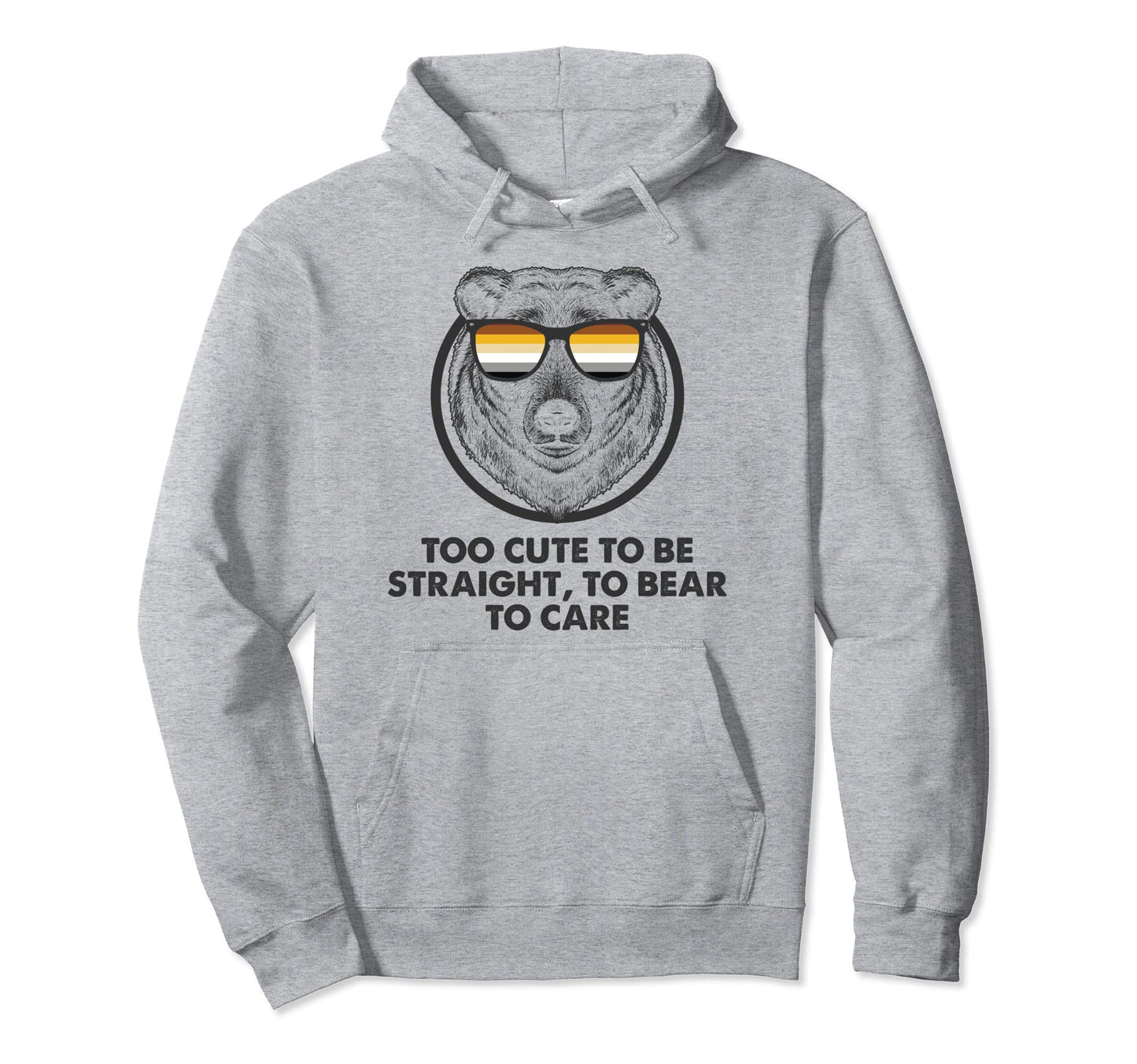 Lgbtq Papa Mens Bear Gay Pride Month Hoodie - Novelty Apparel Men Women - T-Shirt, Sweatshirt, Hoodie