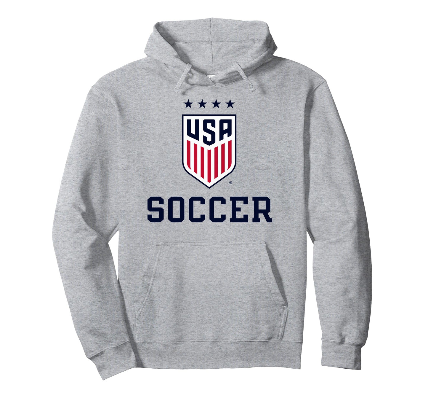 United States Soccer Icon Gray Uswnt Hoodie - Aesthetic Graphic Unisex - T-Shirt, Sweatshirt, Hoodie