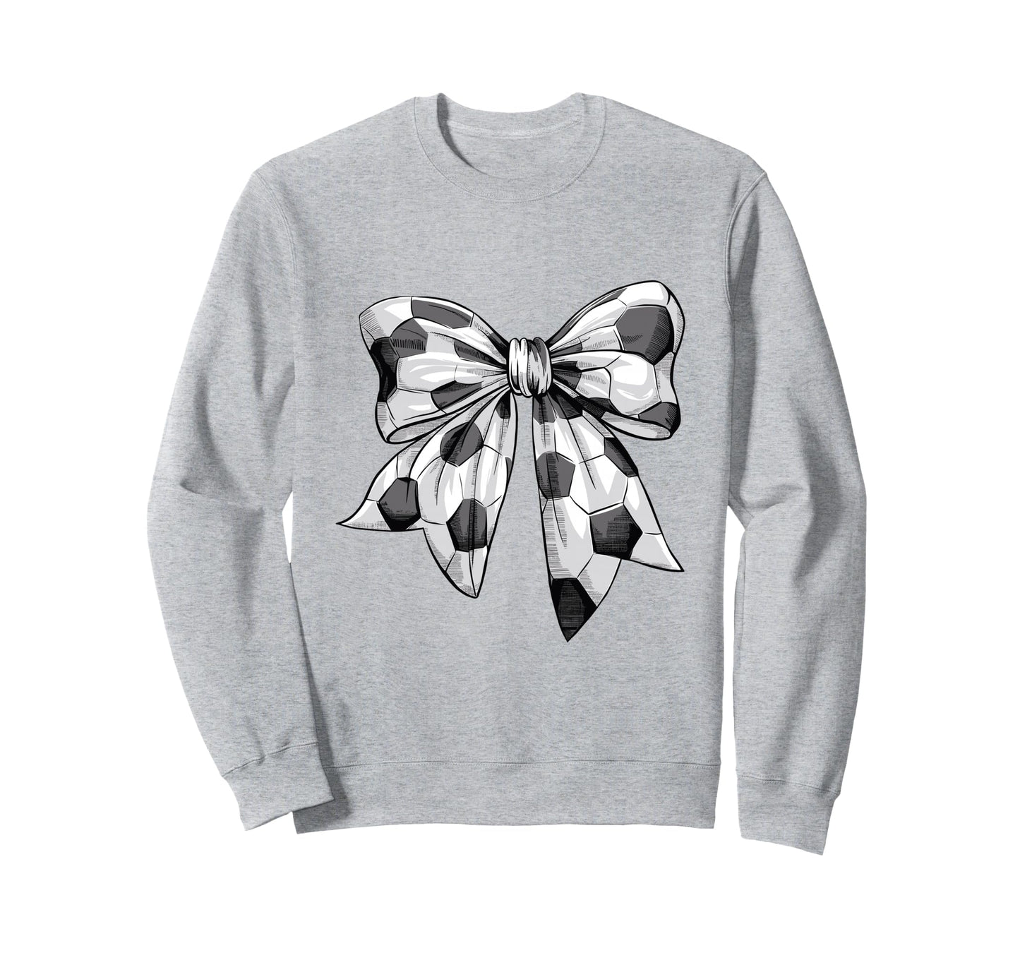 Coquette Bow Soccer Ball Mom Life Sweatshirt - Custom Art Print Unisex - T-Shirt, Sweatshirt, Hoodie