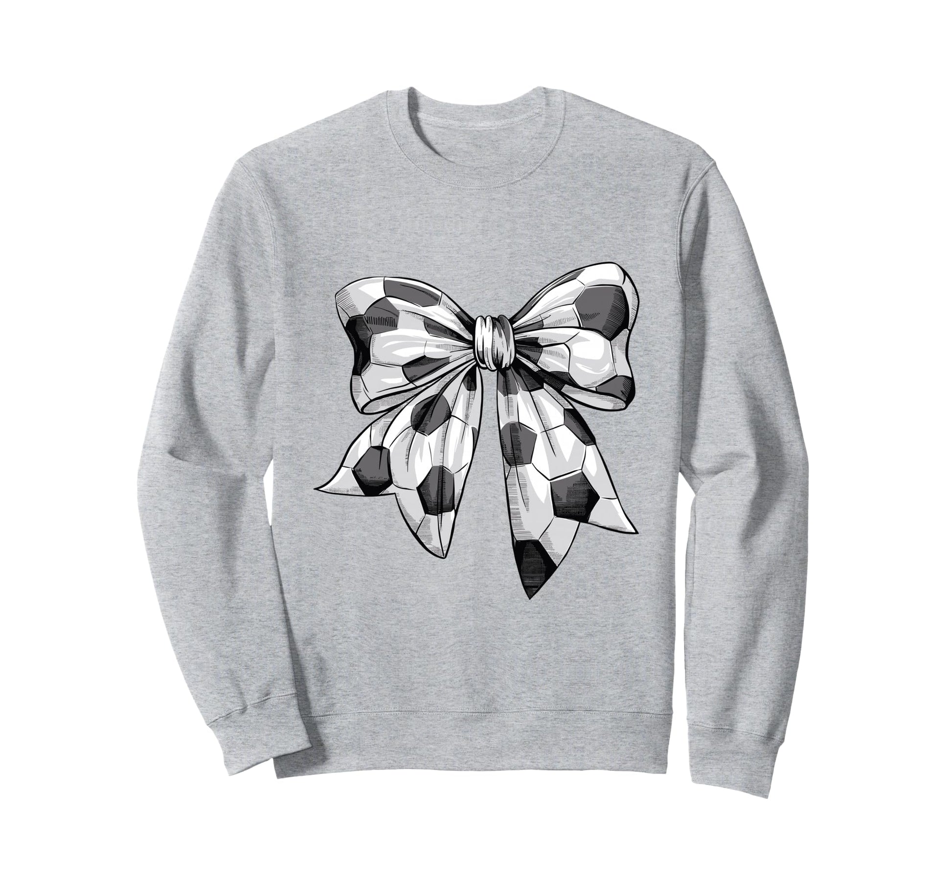 Coquette Bow Soccer Ball Mom Life Sweatshirt - Custom Art Print Unisex - T-Shirt, Sweatshirt, Hoodie