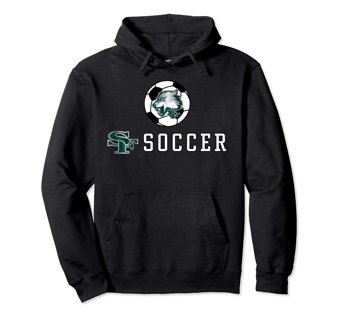 Santa Fe High School Wolves Soccer Hoodie - Novelty Apparel Unisex - T-Shirt, Sweatshirt, Hoodie
