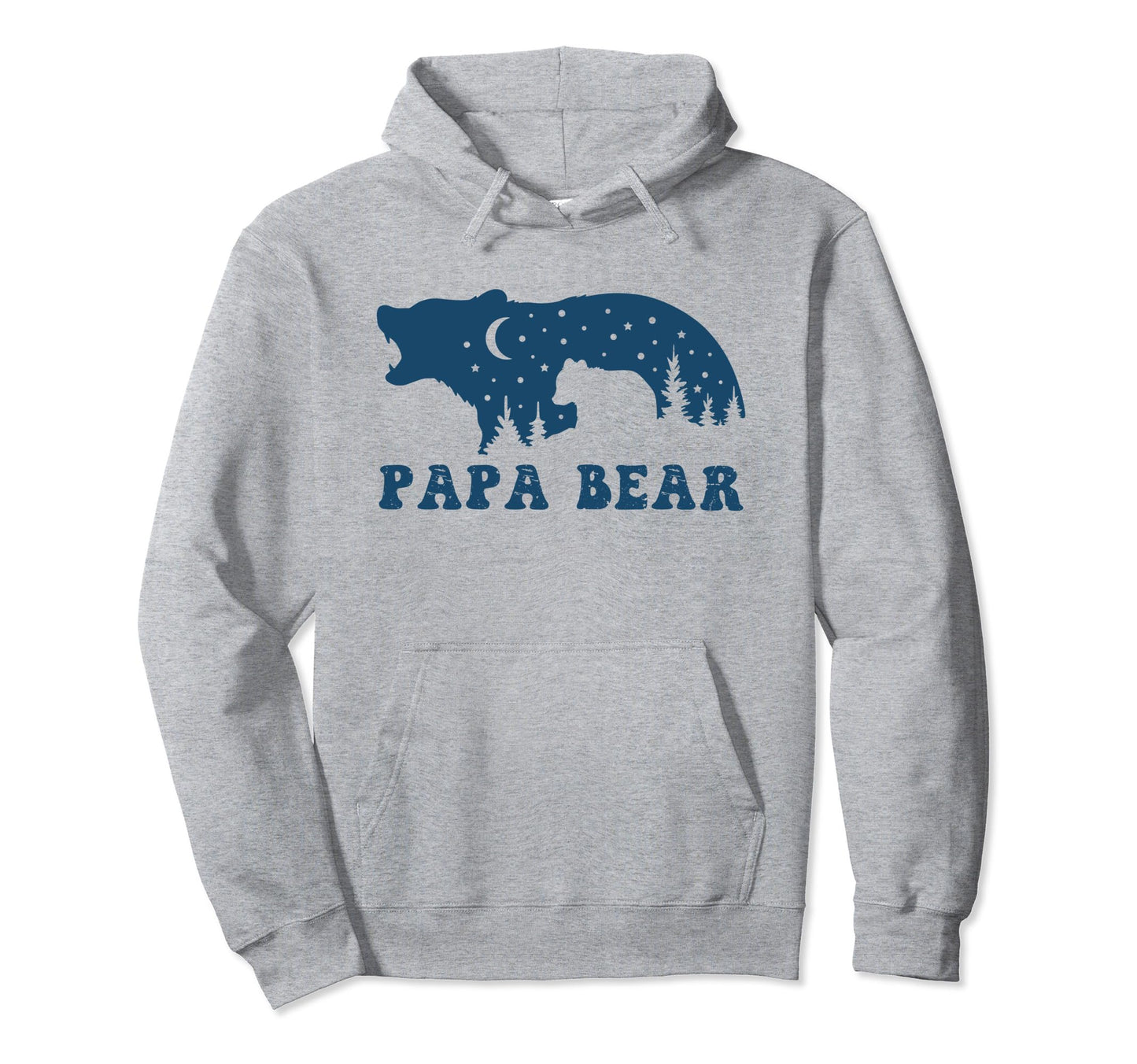 Papa Bear Novelty Funny Dads Fathers Hoodie - Streetwear Style Men Women - T-Shirt, Sweatshirt, Hoodie