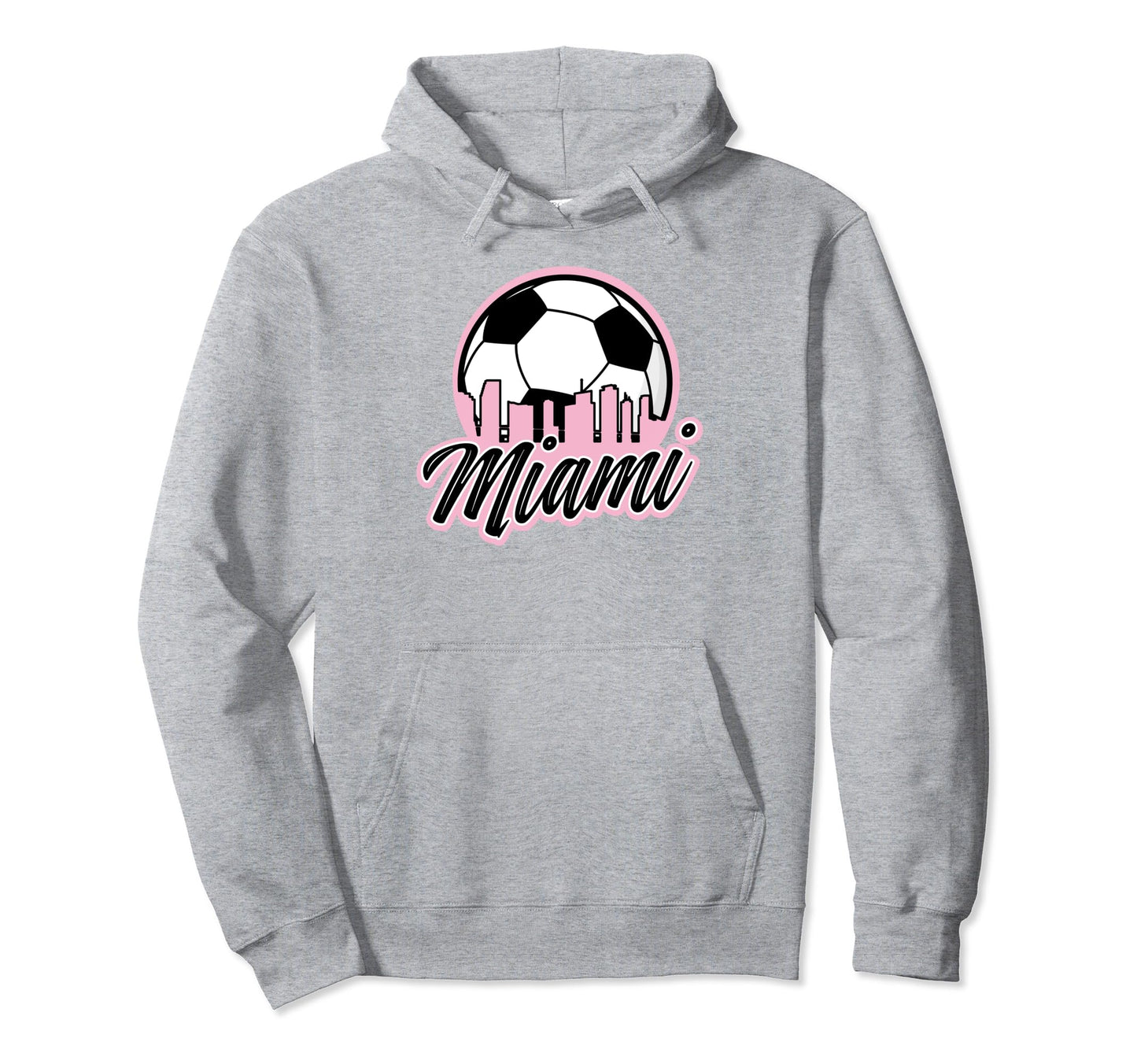 Miami Soccer Fans Related Products Hoodie - Trendy Graphic Unisex - T-Shirt, Sweatshirt, Hoodie