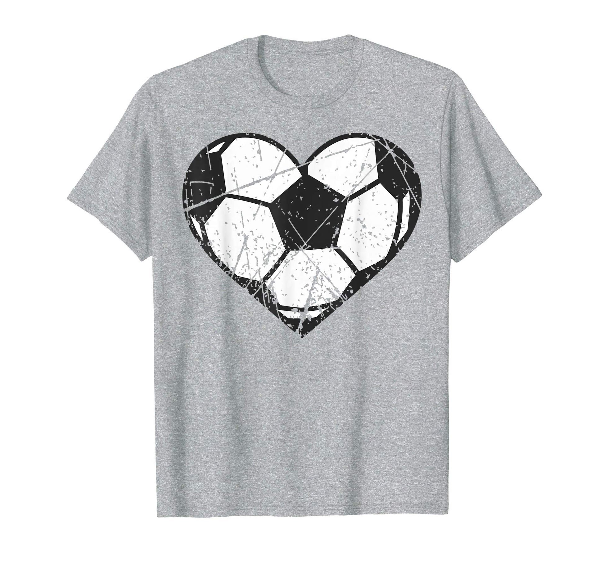 Soccer Ball Heart Valentines Day T-Shirt - Unique Graphic Men Women - T-Shirt, Sweatshirt, Hoodie