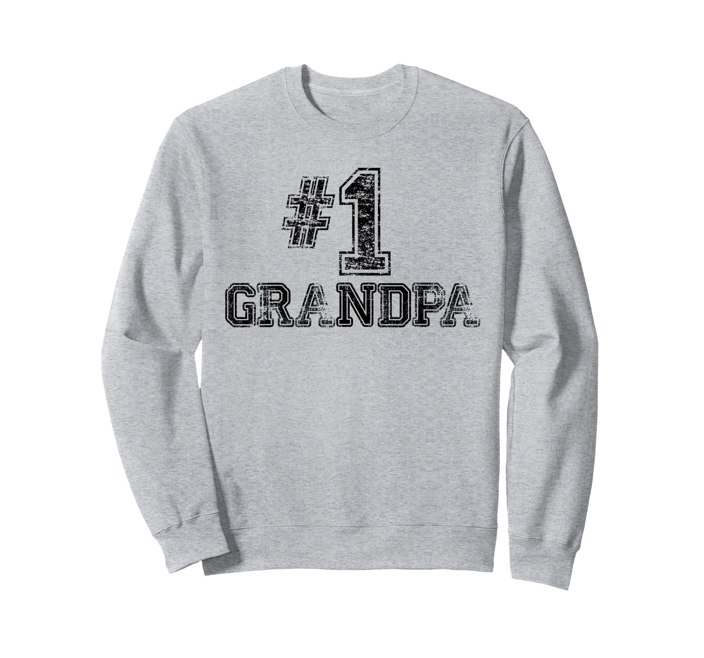 1 Grandpa Number One Sweatshirt - Graphic Print Unisex - T-Shirt, Sweatshirt, Hoodie
