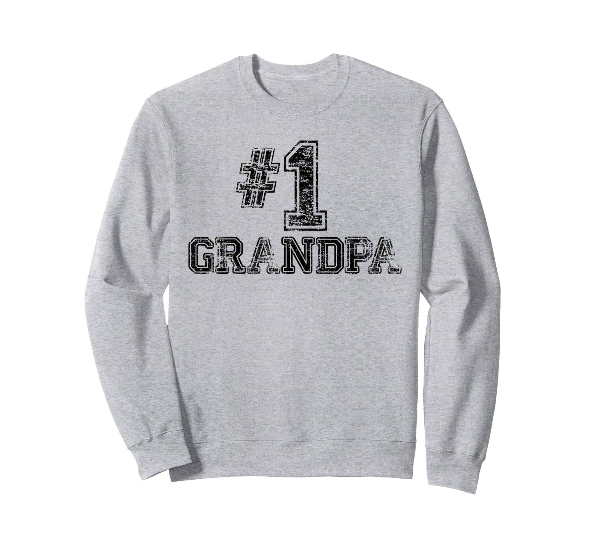 1 Grandpa Number One Sweatshirt - Graphic Print Unisex - T-Shirt, Sweatshirt, Hoodie