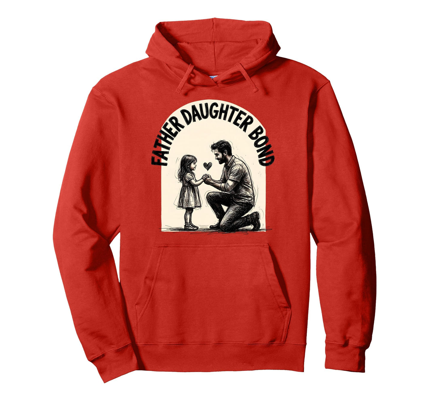 Just Dad And His Father Daughter Bond Hoodie - Aesthetic Graphic Men Women - T-Shirt, Sweatshirt, Hoodie