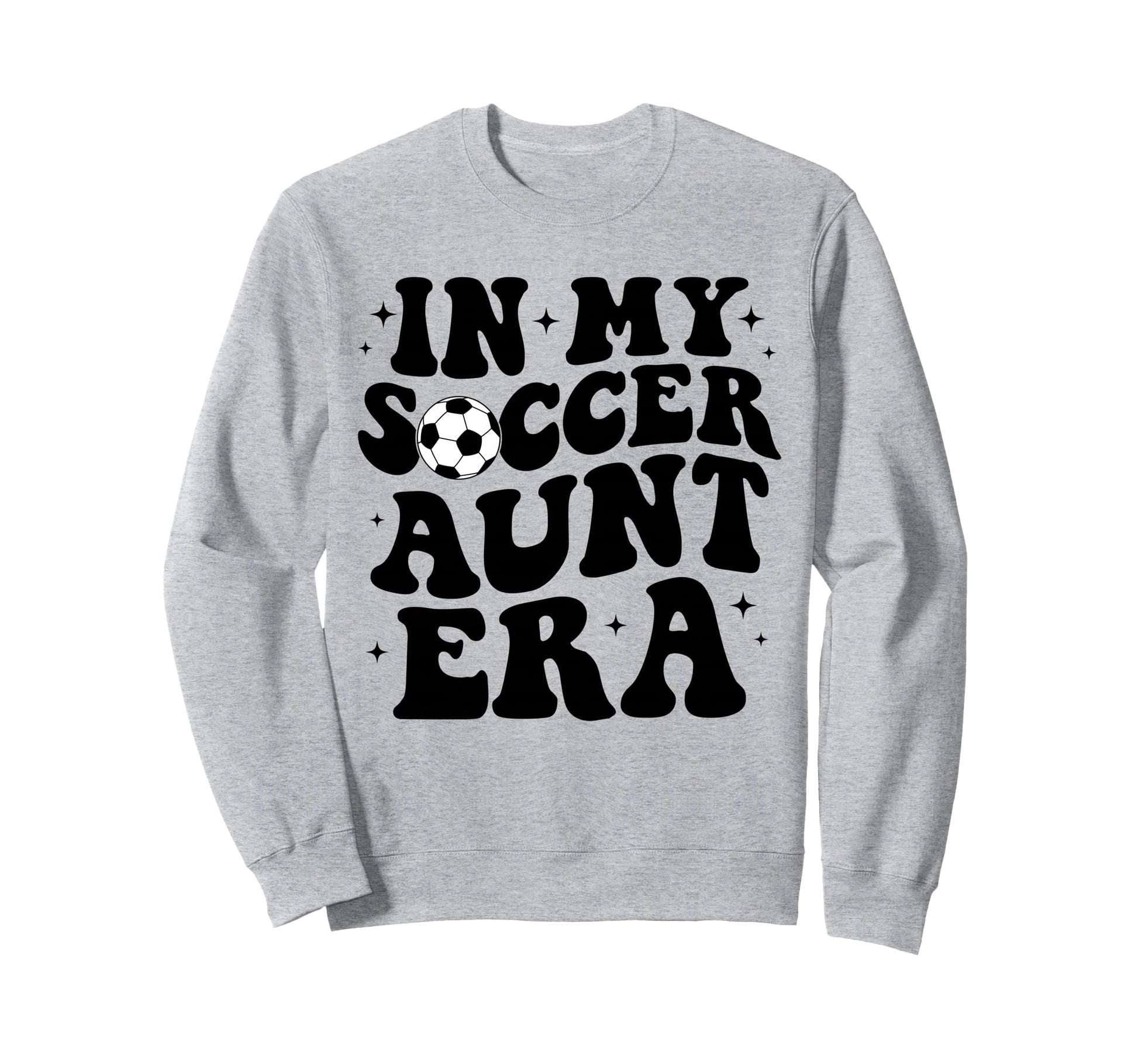 My Soccer Aunt Era Groovy Soccer Sweatshirt - Unique Graphic Men Women - T-Shirt, Sweatshirt, Hoodie