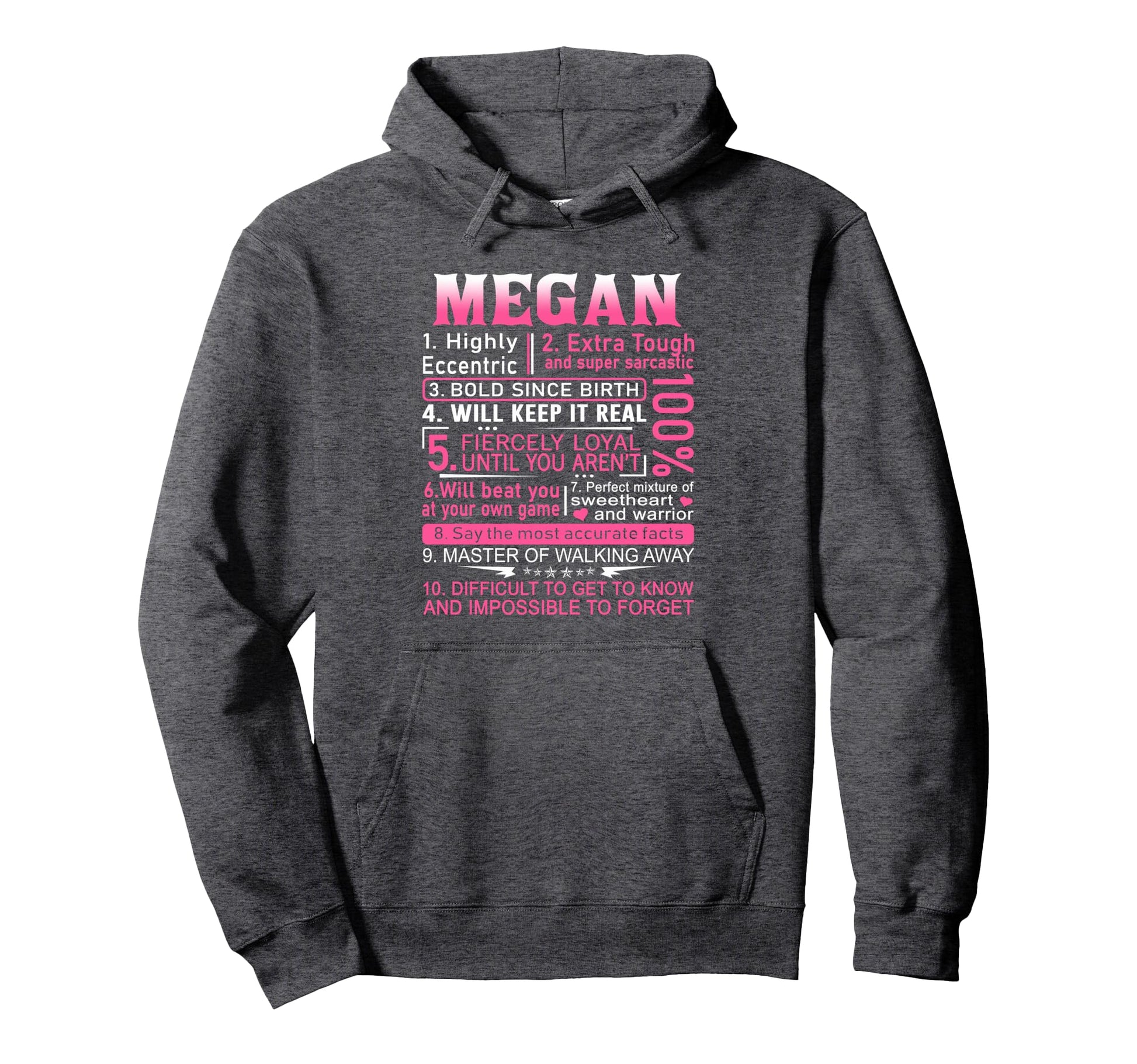 Megan Name Personalized Megan First Name Hoodie - Streetwear Style Unisex - T-Shirt, Sweatshirt, Hoodie