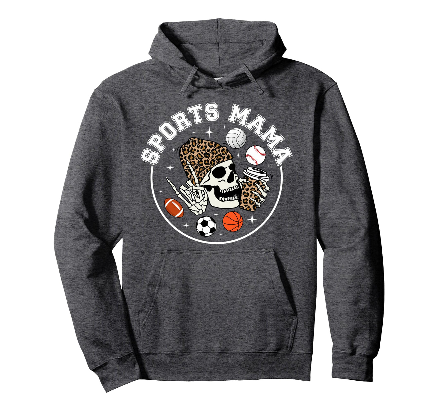 Sports Mama Sports Mom Sports Mother Hoodie - Graphic Print for Adults - T-Shirt, Sweatshirt, Hoodie