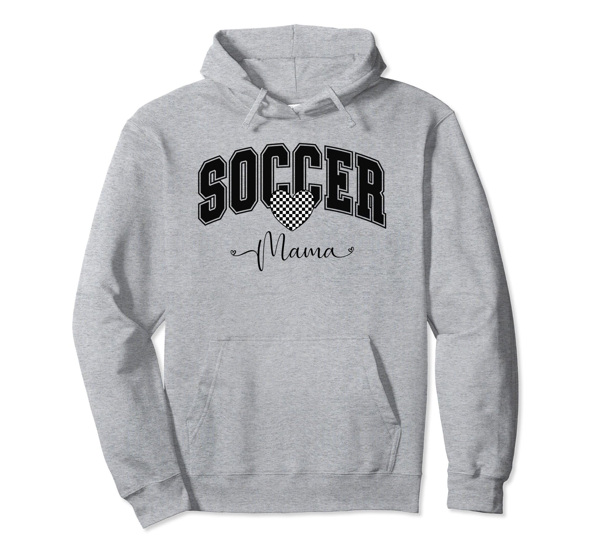 Soccer Mama Team Mom Athlete Mom Soccer Hoodie - Unique Graphic Unisex - T-Shirt, Sweatshirt, Hoodie