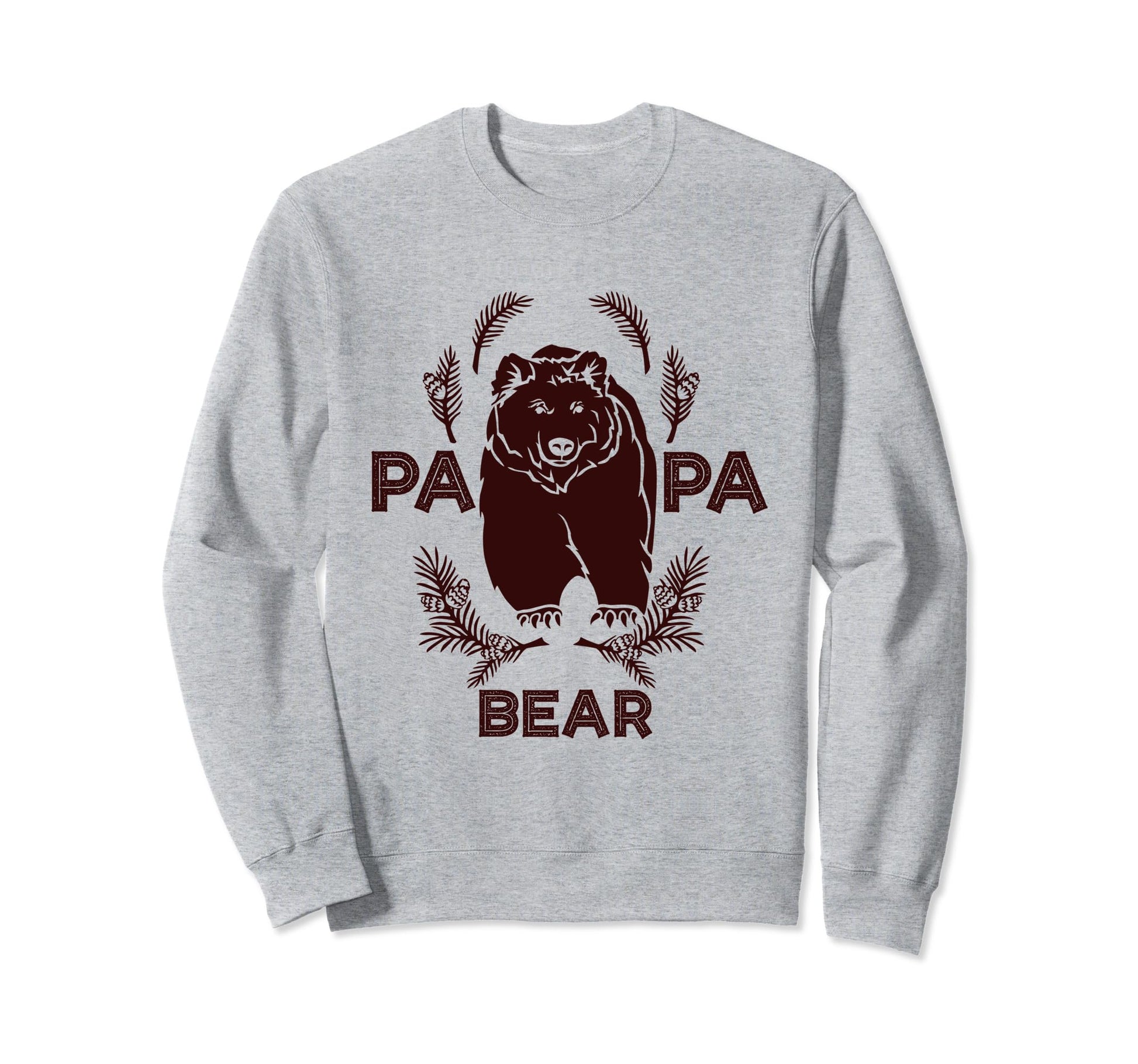 Papa Bear Animal Fathers Day Sweatshirt - Casual Everyday Wear Men Women - T-Shirt, Sweatshirt, Hoodie