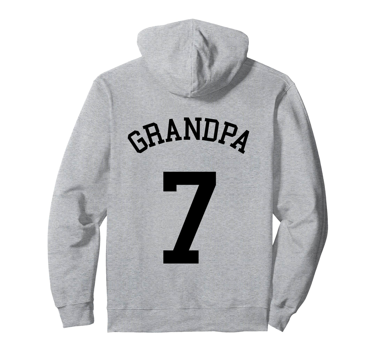 Grandpa Team 7 Football Pop Soccer Hoodie - Minimalist Print for Adults - T-Shirt, Sweatshirt, Hoodie