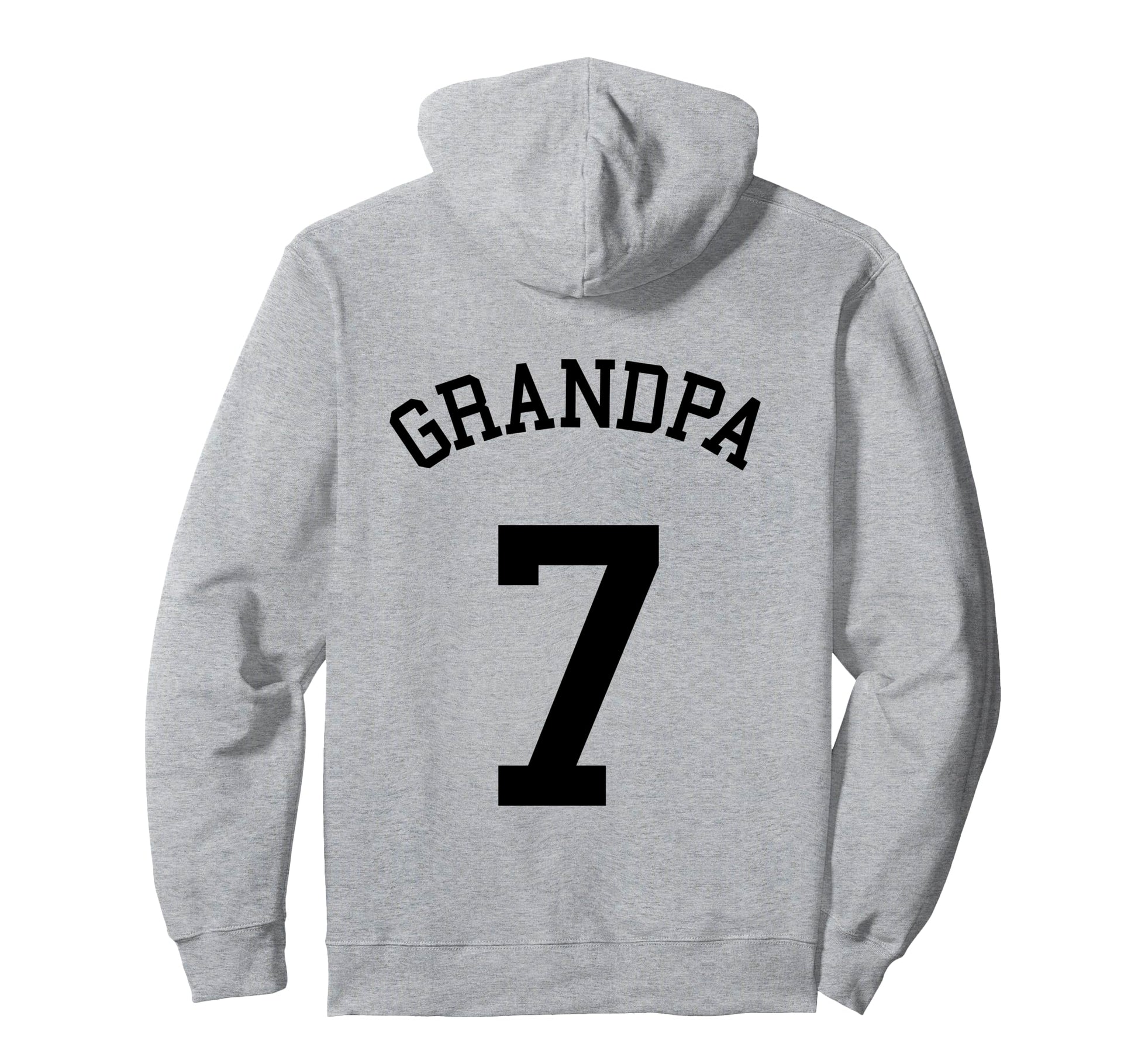 Grandpa Team 7 Football Pop Soccer Hoodie - Minimalist Print for Adults - T-Shirt, Sweatshirt, Hoodie