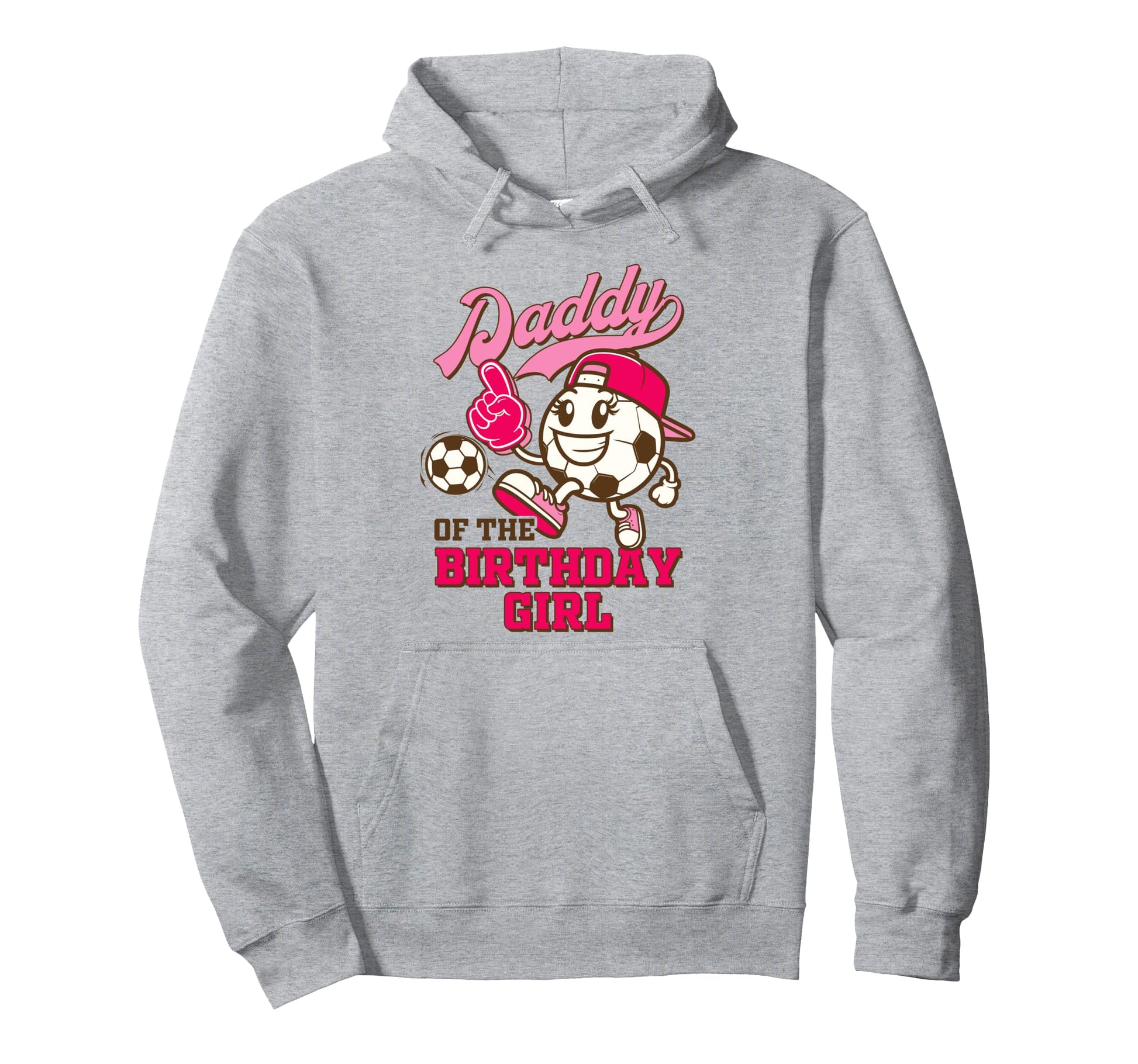Soccer Daddy Birthday Party Daddy Birthday Hoodie - Novelty Apparel Unisex - T-Shirt, Sweatshirt, Hoodie