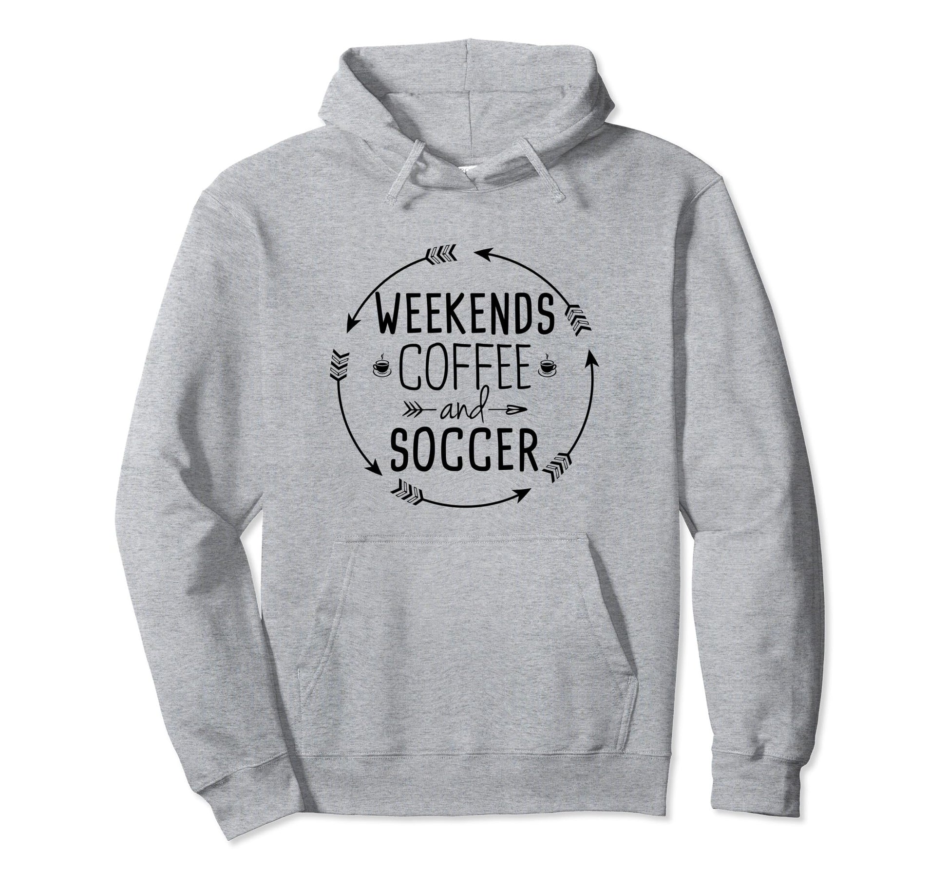 Weekends Coffee And Soccer Mom Life Sayings Hoodie - Graphic Print Unisex - T-Shirt, Sweatshirt, Hoodie