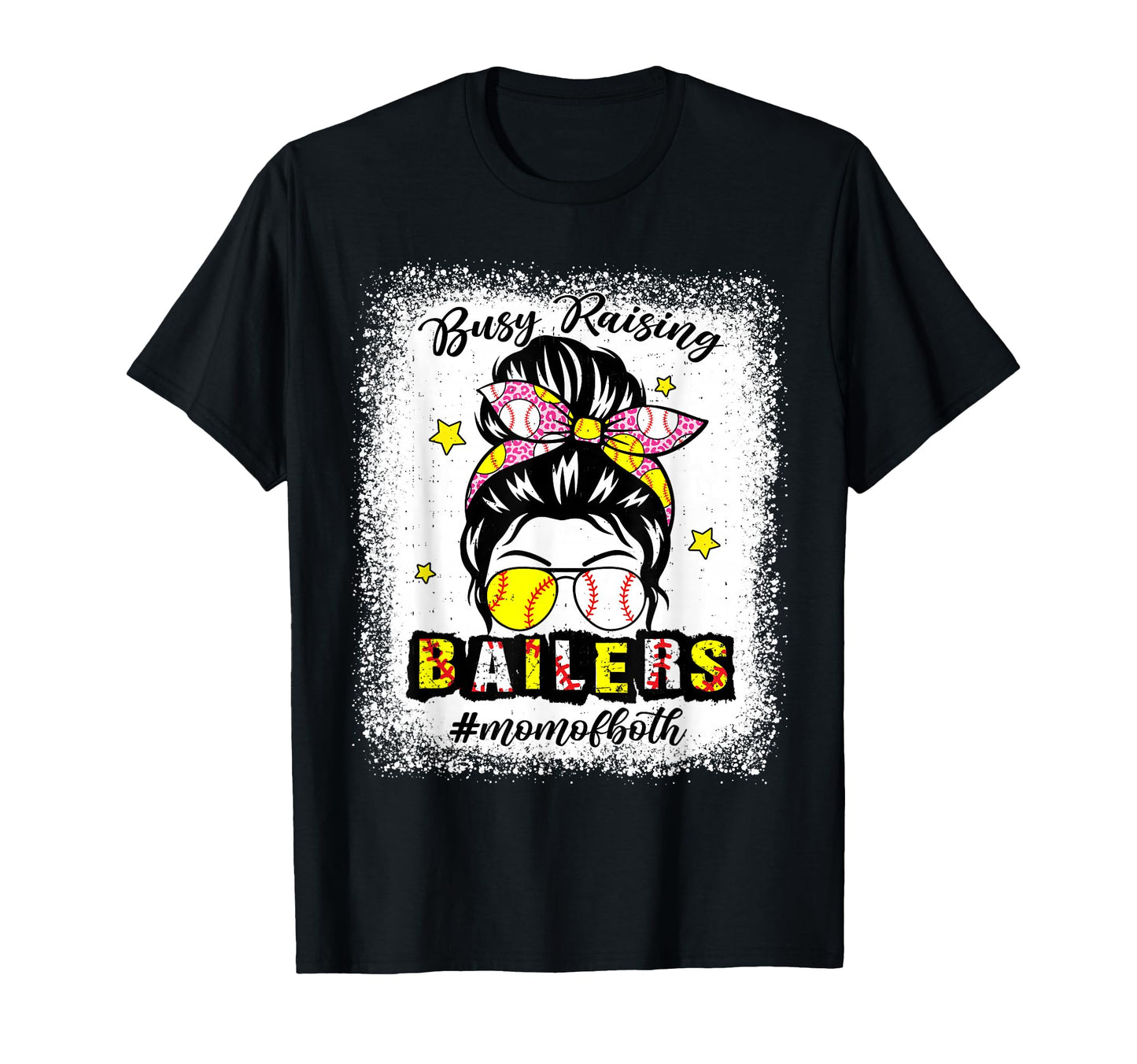 Busy Raising Ballers Baseball T-Shirt - Aesthetic Graphic for Adults - T-Shirt, Sweatshirt, Hoodie