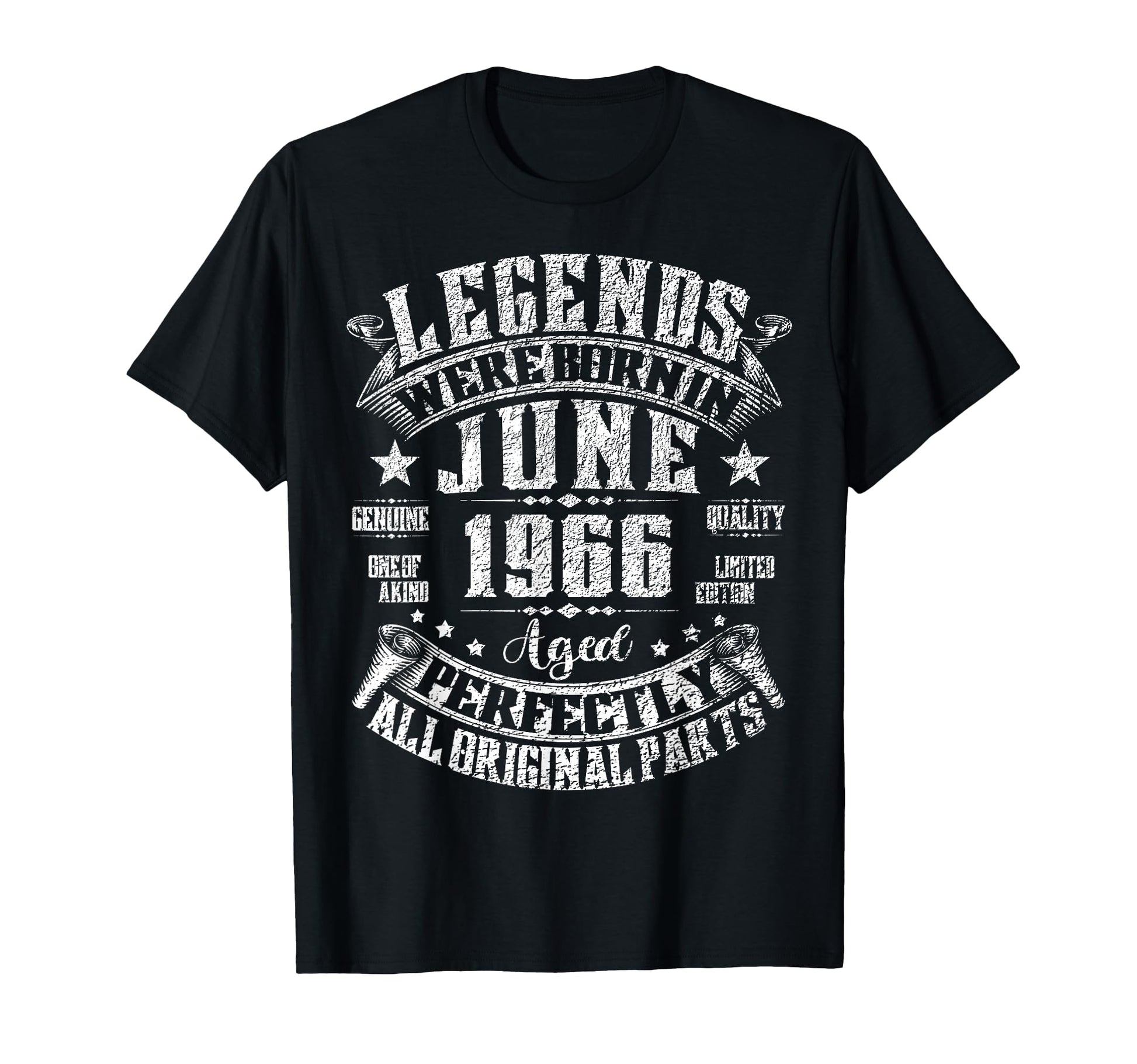 60 Year Old Legend Since June 1966 T-Shirt - Custom Art Print for Adults - T-Shirt, Sweatshirt, Hoodie