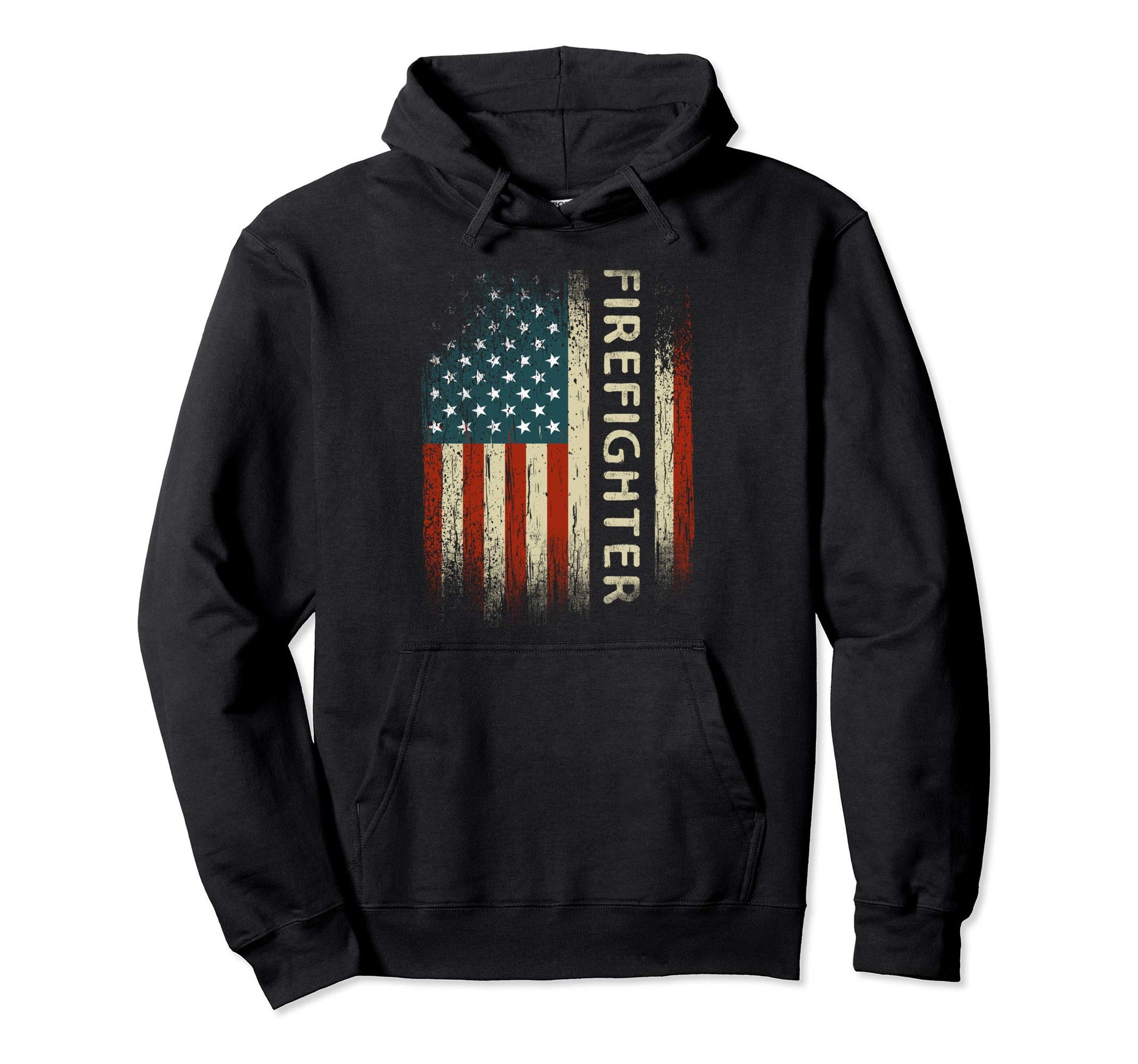 Patriotic Firefighter Gifts American Usa Hoodie - Novelty Apparel Unisex - T-Shirt, Sweatshirt, Hoodie