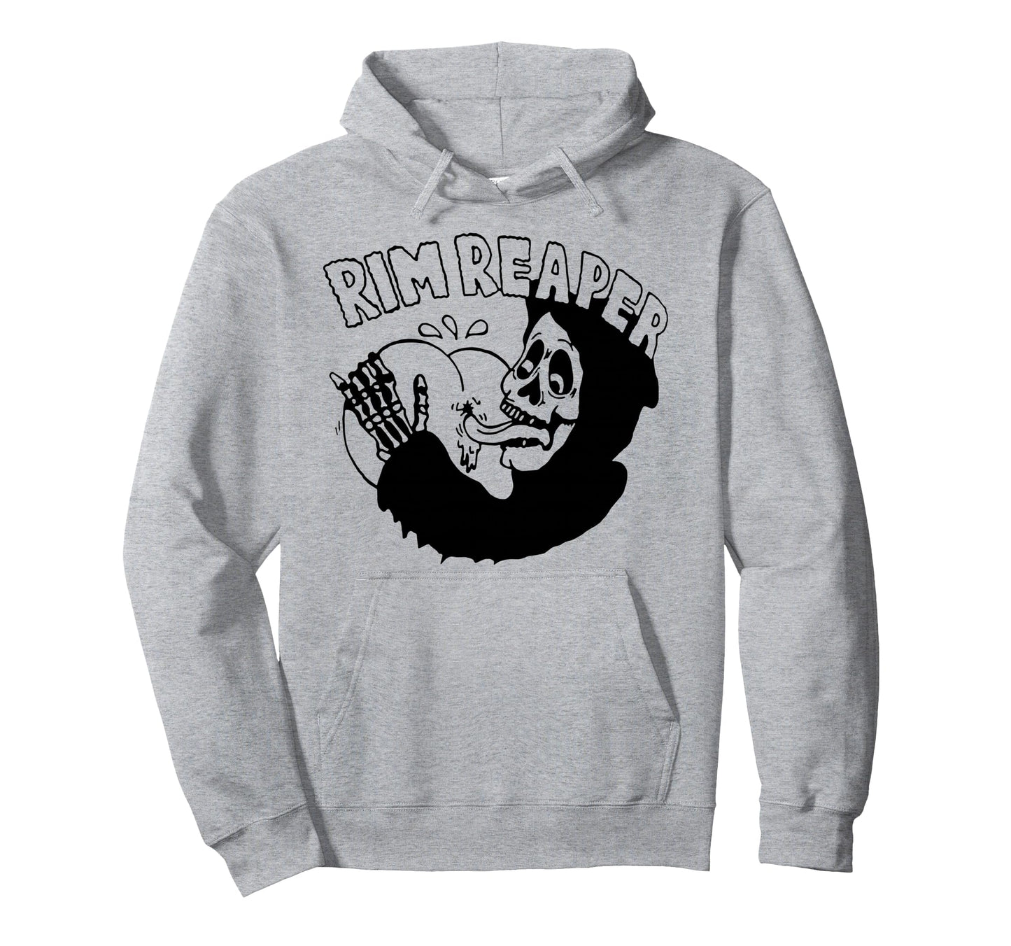 Rim Reaper Hoodie - Fun Novelty Design Men Women - T-Shirt, Sweatshirt, Hoodie