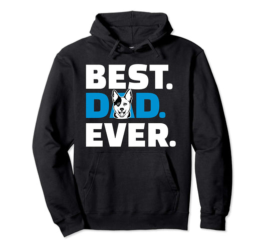 Australian Cattle Dog Dad Hoodie - Minimalist Print for Adults - T-Shirt, Sweatshirt, Hoodie