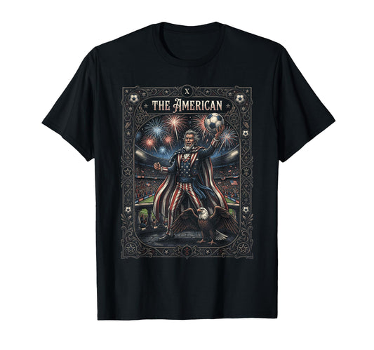 American Uncle Sam Soccer Eagle T-Shirt - Novelty Apparel Unisex - T-Shirt, Sweatshirt, Hoodie