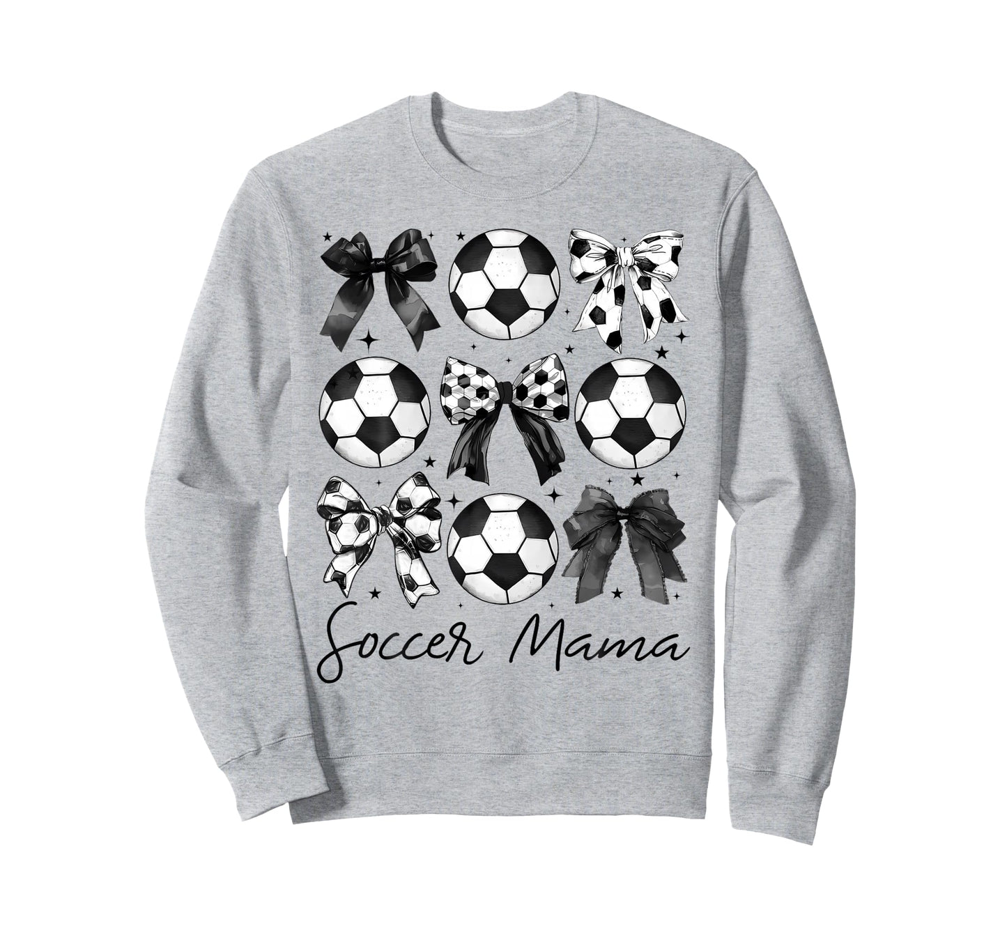 Soccer Mama Coquette Bow Soccer Mom Sweatshirt - Minimalist Print Unisex - T-Shirt, Sweatshirt, Hoodie