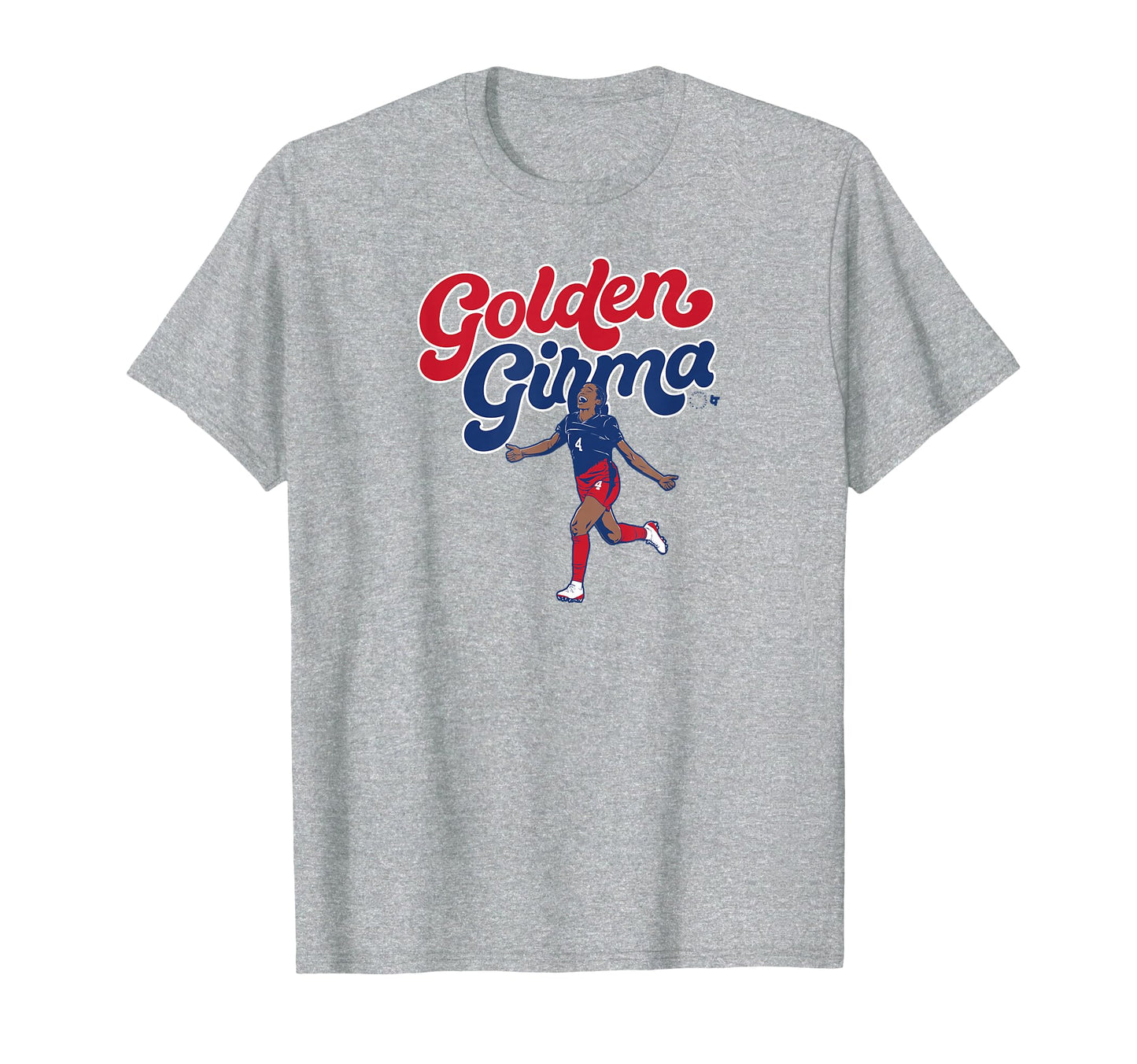 Naomi Girma Golden Girma Usa Soccer T-Shirt - Graphic Print Unisex - T-Shirt, Sweatshirt, Hoodie