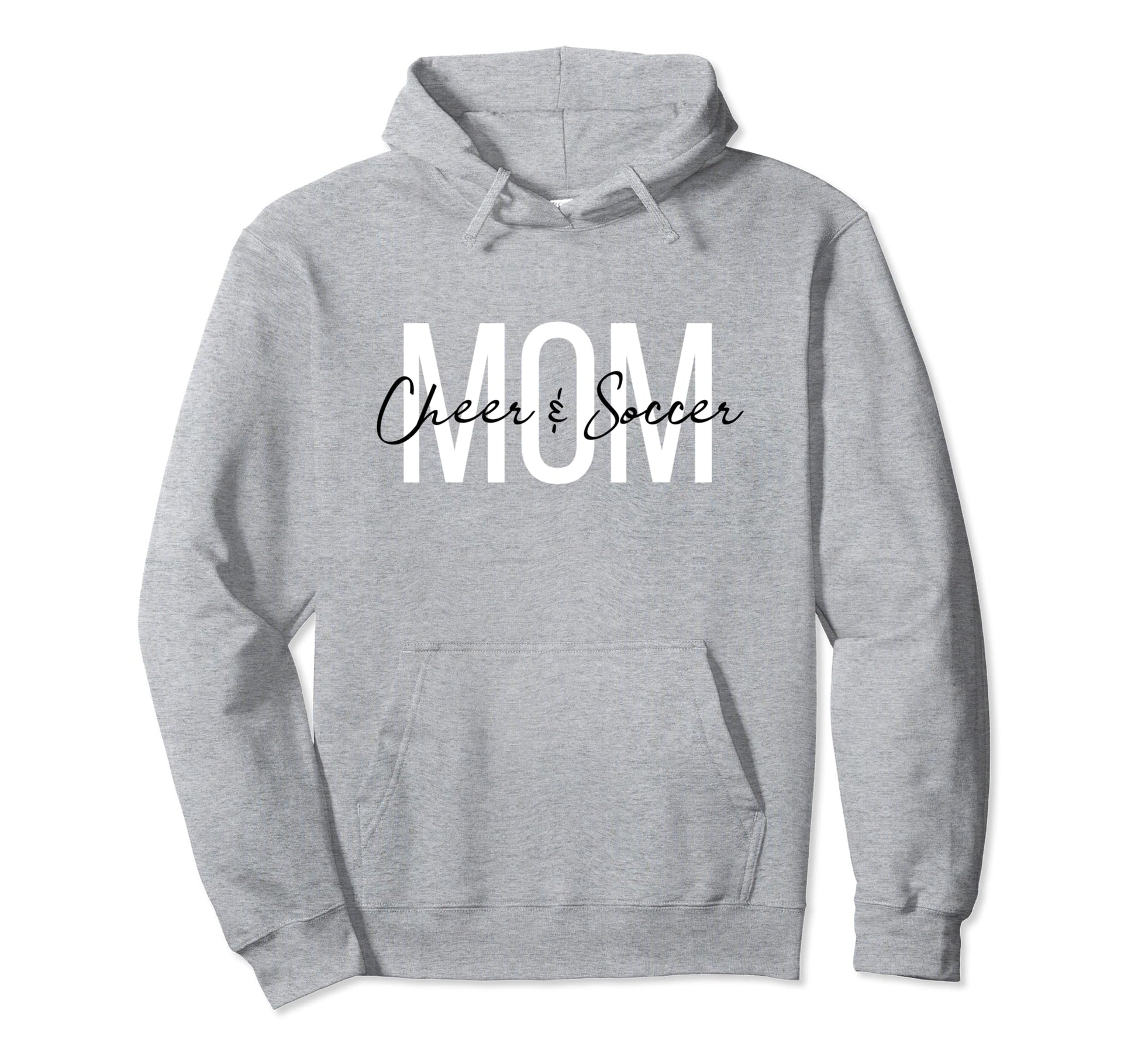 Cheer And Soccer Mom Life Soccer Hoodie - Fun Novelty Design Men Women - T-Shirt, Sweatshirt, Hoodie