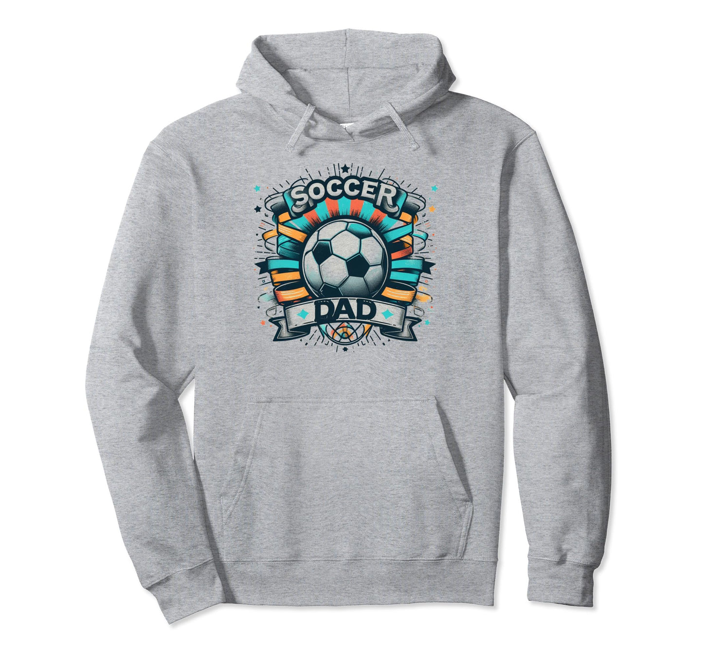 Soccer Dad Family Matching Dad Fathers Day Hoodie - Graphic Print Unisex - T-Shirt, Sweatshirt, Hoodie