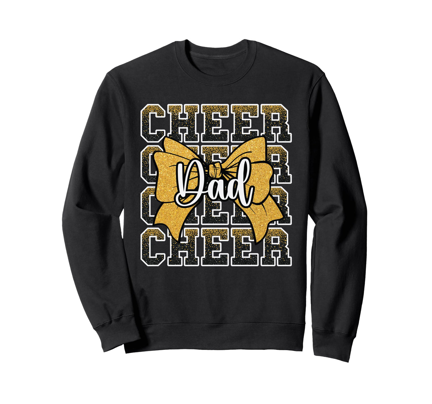 Cheer Dad Daddy Bow Sport Sweatshirt - Aesthetic Graphic Unisex - T-Shirt, Sweatshirt, Hoodie