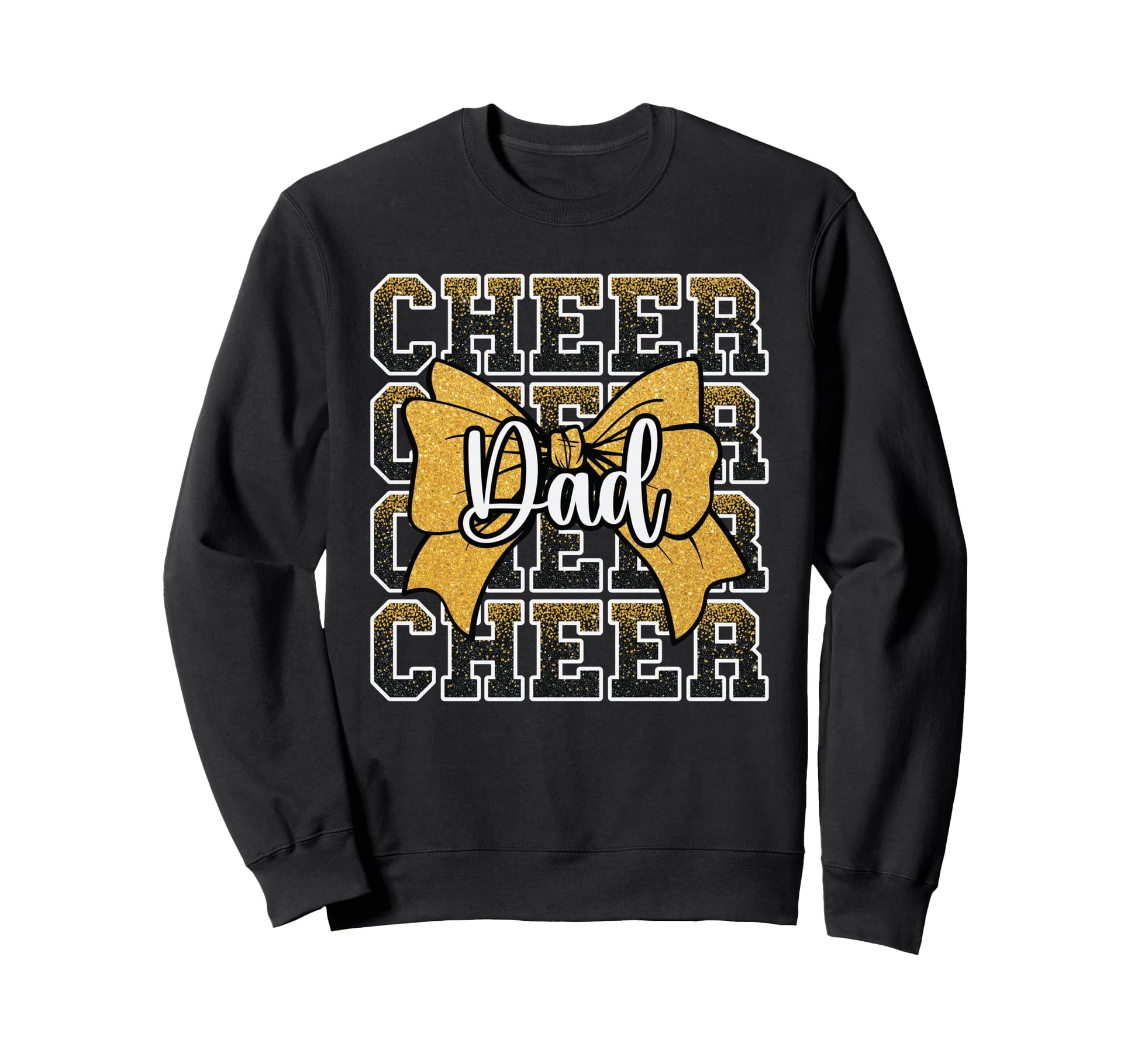 Cheer Dad Daddy Bow Sport Sweatshirt - Aesthetic Graphic Unisex - T-Shirt, Sweatshirt, Hoodie
