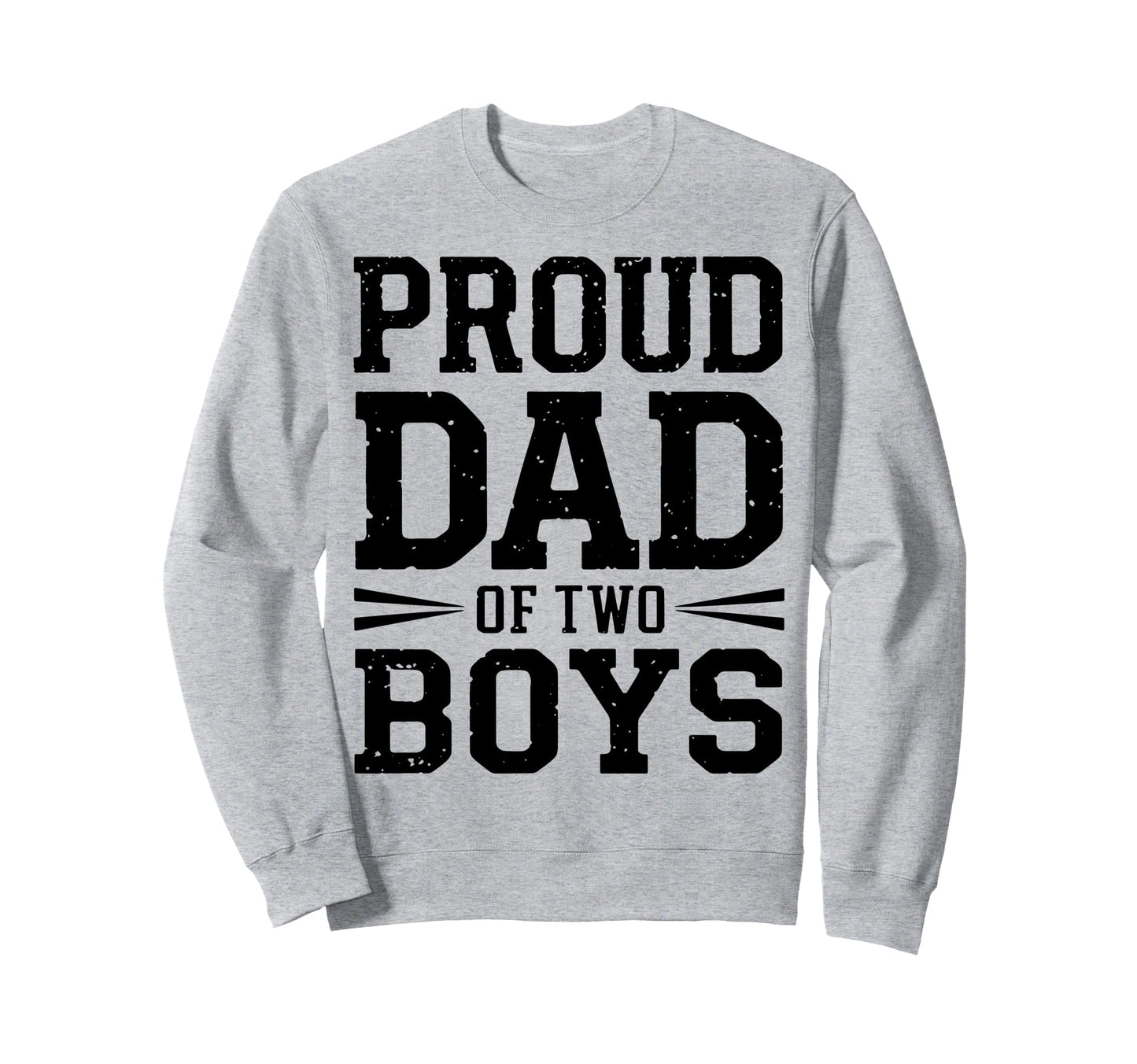 Daddy Two Sons Funny Dad 2 Sweatshirt - Custom Art Print Unisex - T-Shirt, Sweatshirt, Hoodie