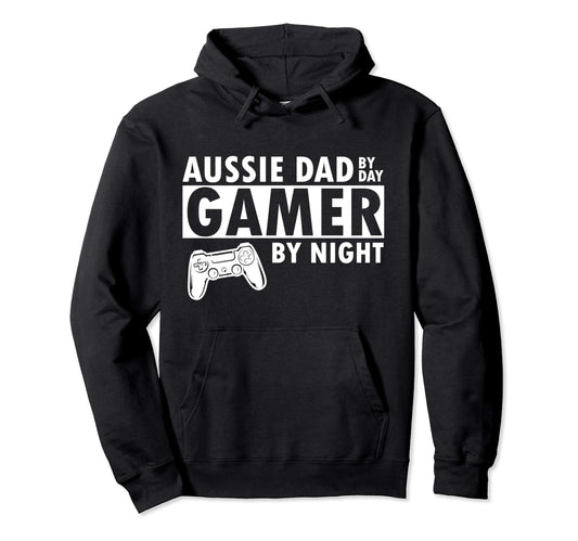 Aussie Dad Australian Shepherd Hoodie - Casual Everyday Wear for Adults - T-Shirt, Sweatshirt, Hoodie