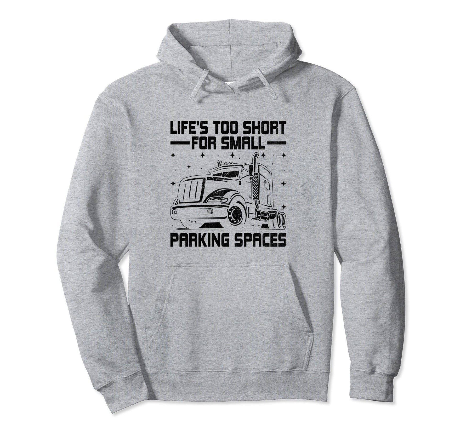Trucker Driving Dad Trucker Father Hoodie - Aesthetic Graphic Men Women - T-Shirt, Sweatshirt, Hoodie