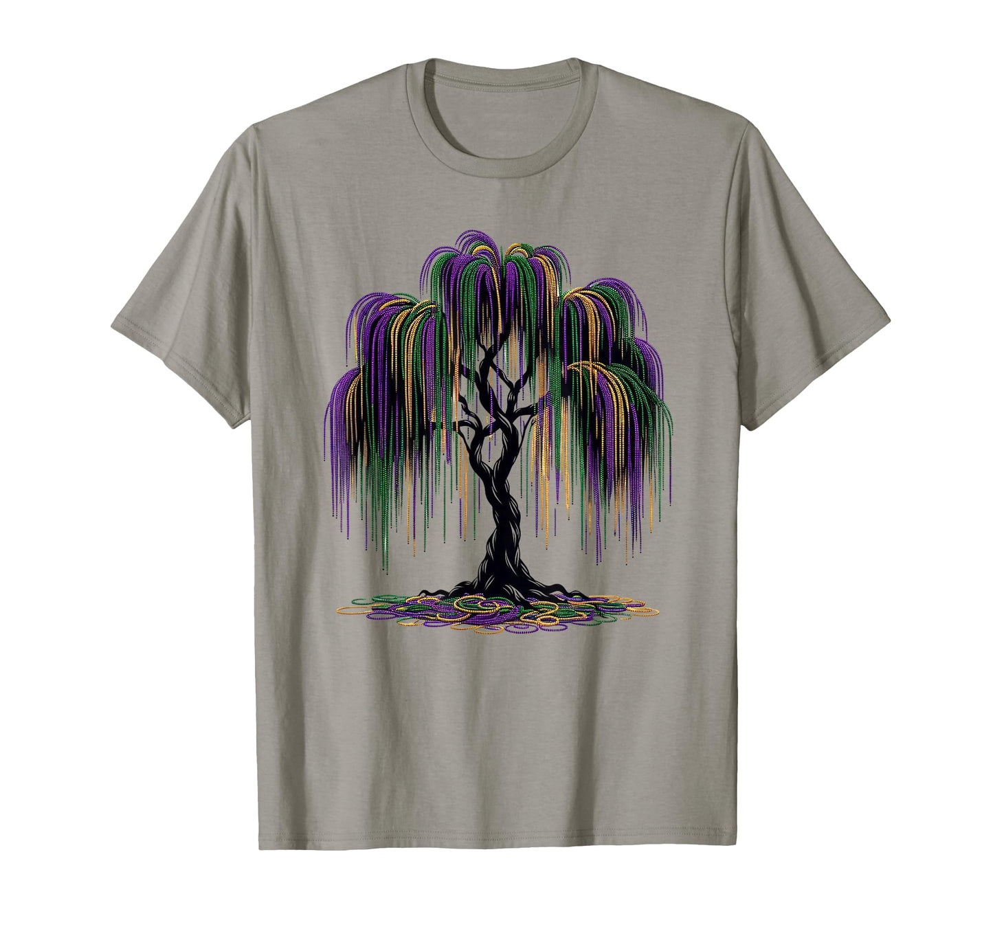 Mardi Gras Beads Tree Fun Festive Nola T-Shirt - Novelty Apparel Unisex - T-Shirt, Sweatshirt, Hoodie