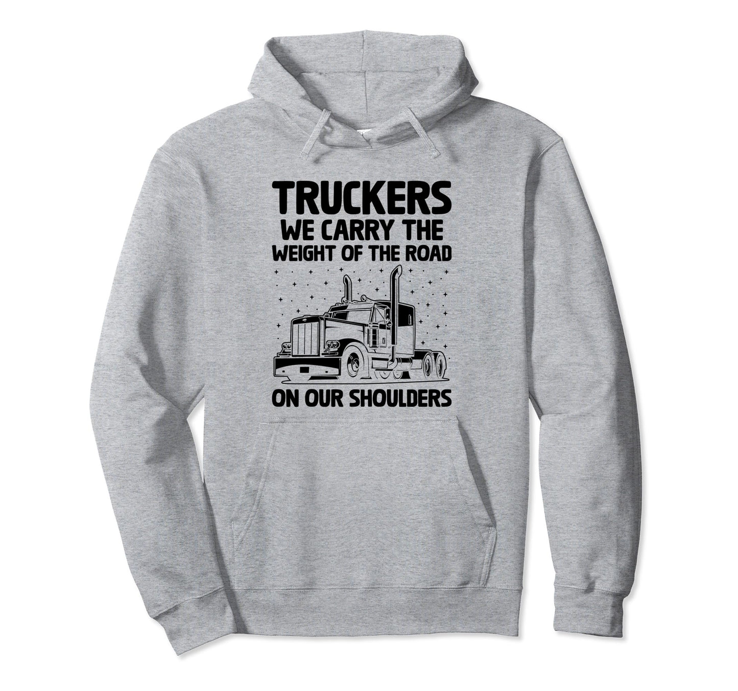 Trucker Driving Dad Trucker Father Hoodie - Streetwear Style for Adults - T-Shirt, Sweatshirt, Hoodie