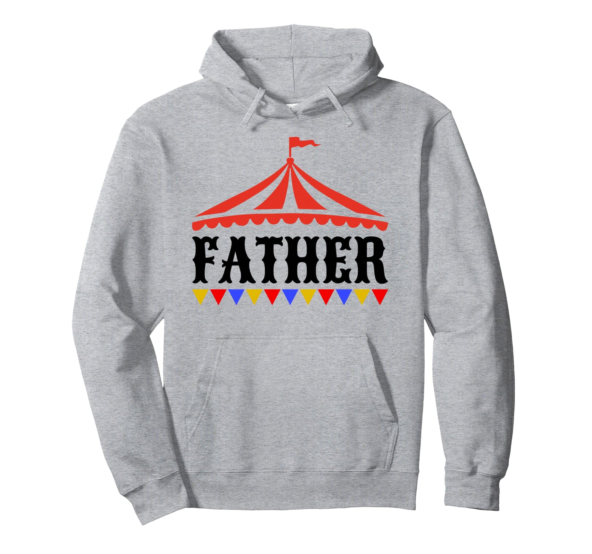Circus Father Birthday Carnival Family Hoodie - Minimalist Print for Adults - T-Shirt, Sweatshirt, Hoodie